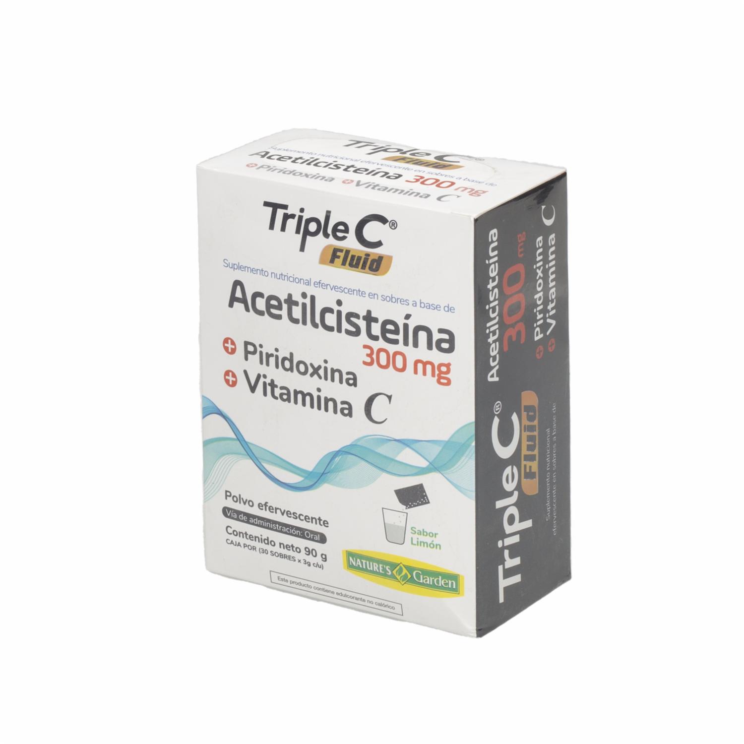 Suplemento Triple C Fluid NATURE’S GARDEN 90 g