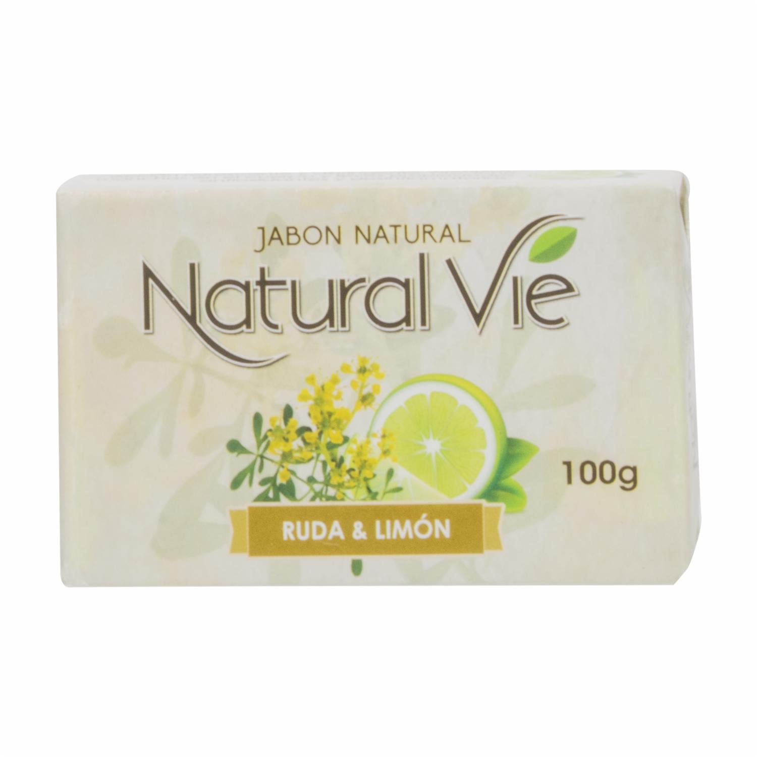 Jabón En Barra De Ruda Y Limón NATURAL VÍE 100 G