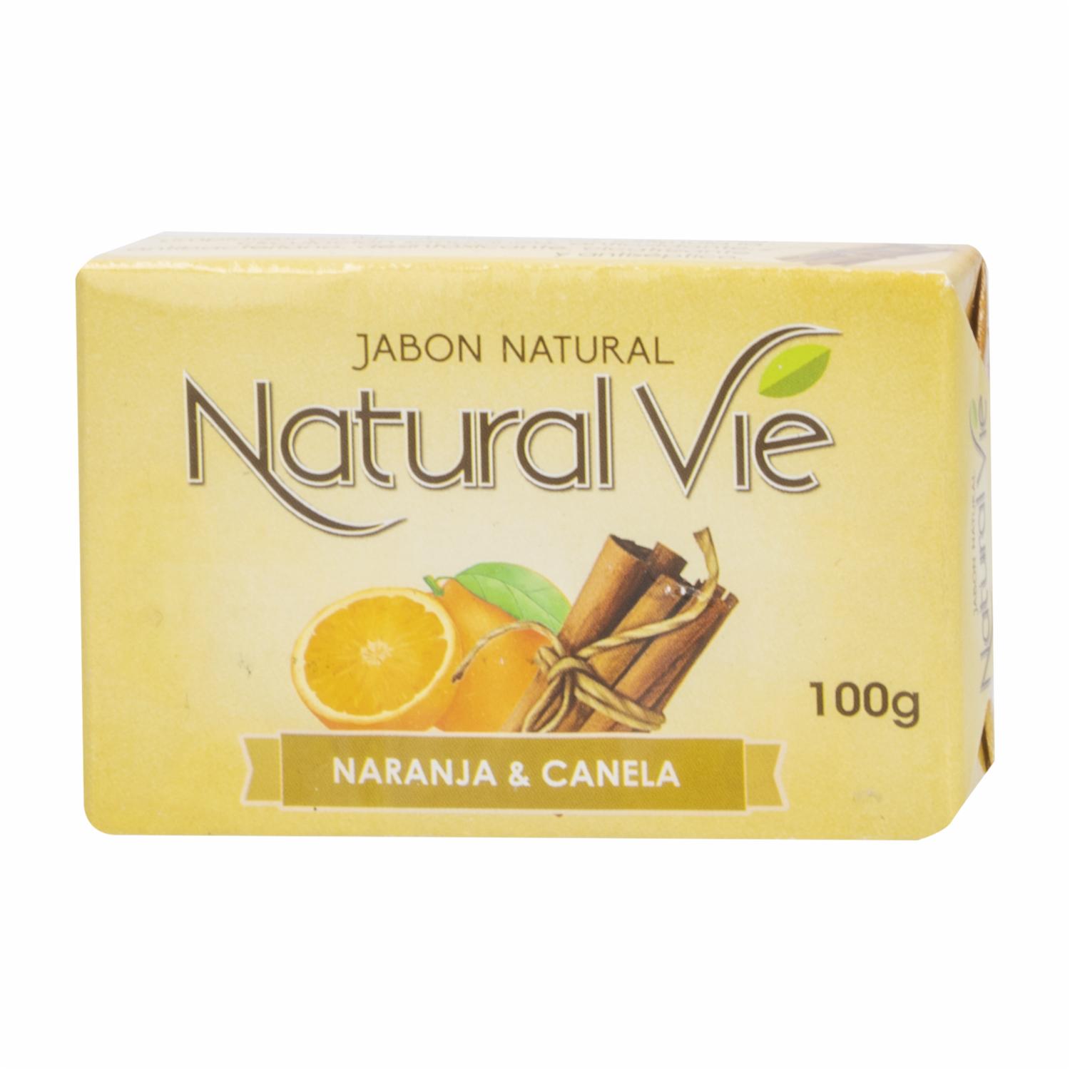 Jabón En Barra De Naranja Y Canela NATURAL VÍE 100 G
