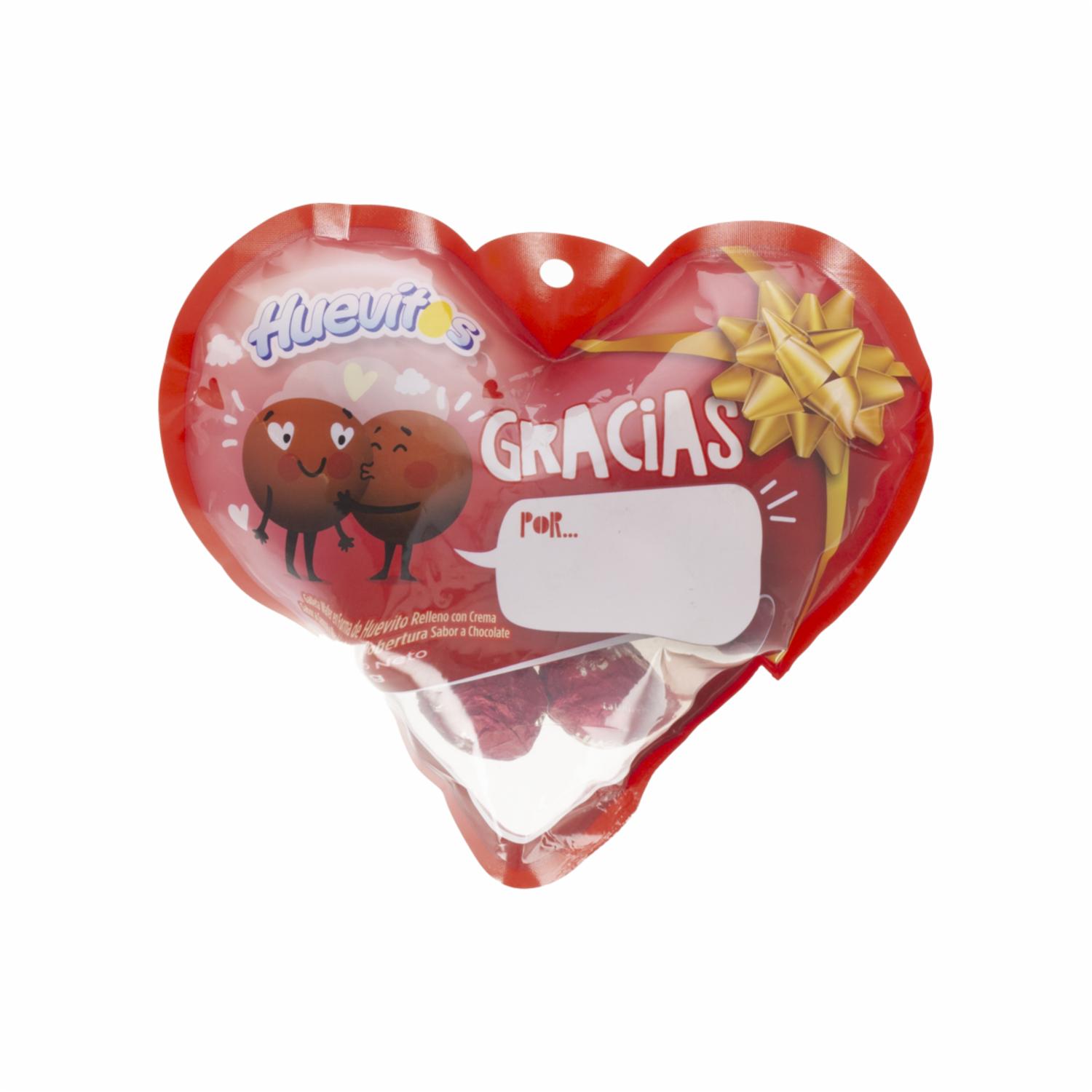 Chocolate De Corazón HUEVITOS 80 G