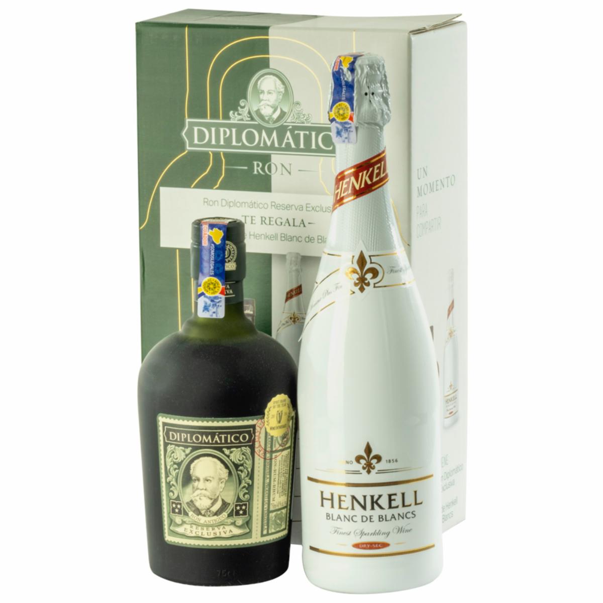 Pack Diplomatico Reserva + Henkell Blac De Blacs CALVET 750 ml + 750
