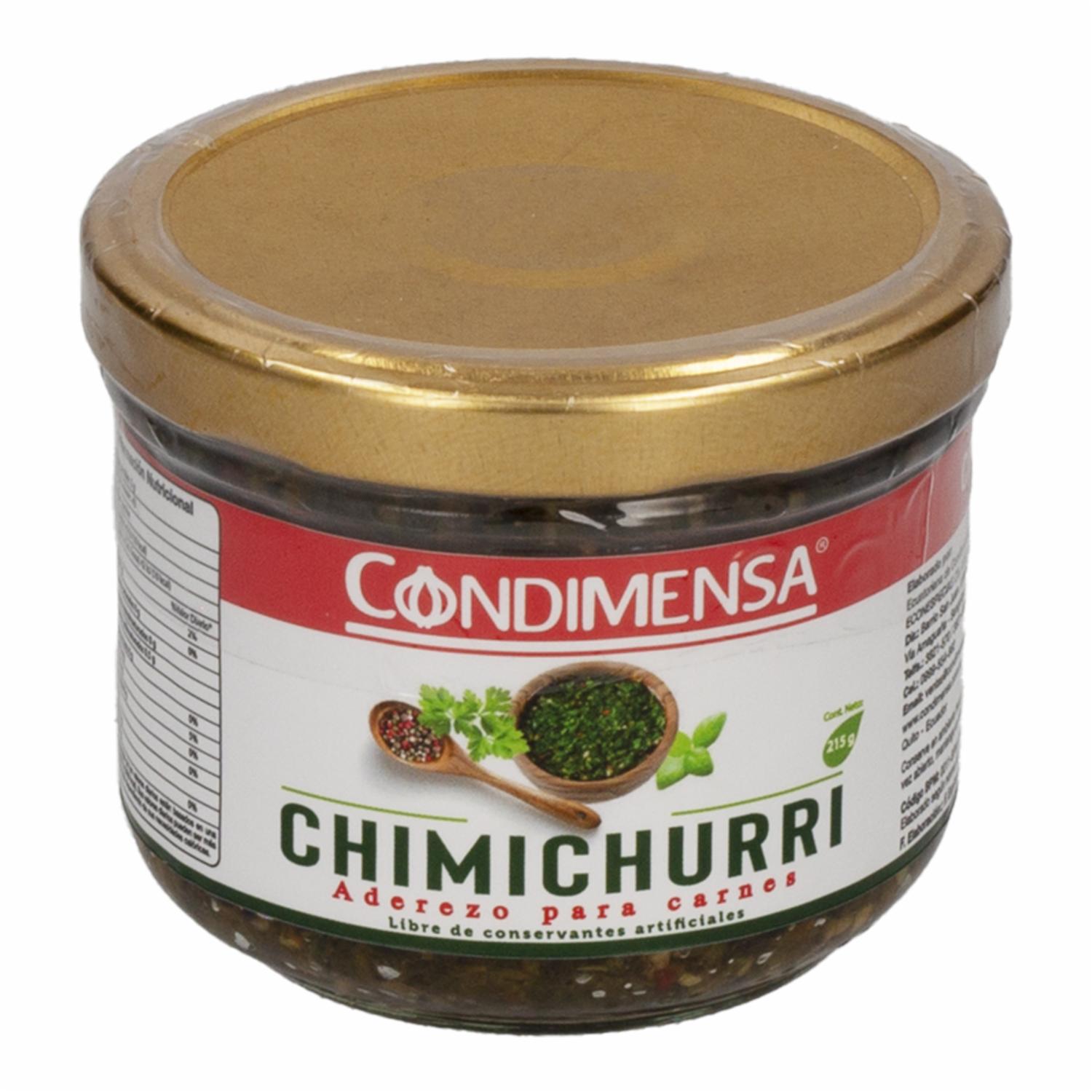 Chimichurri Para Carnes CONDIMENSA 215 G