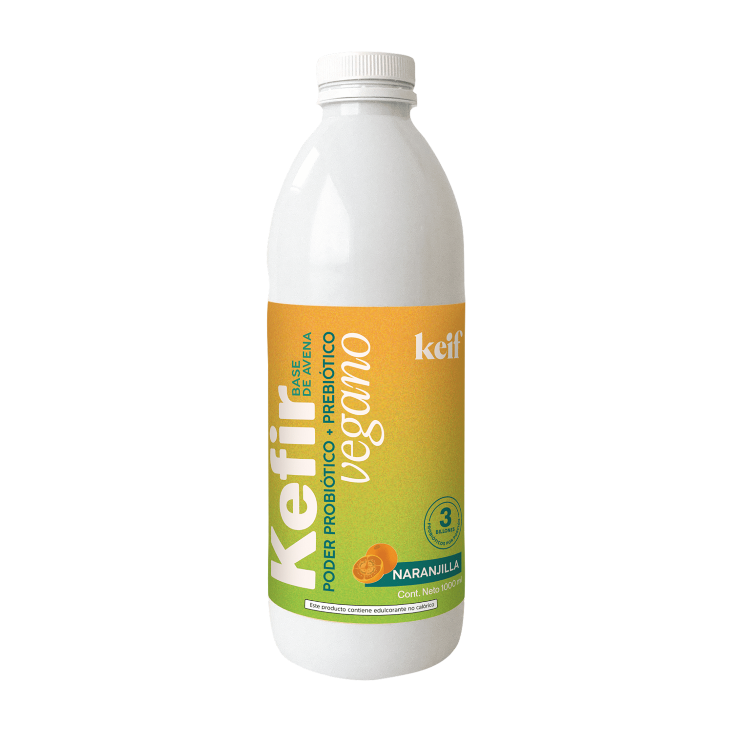 Kefir Base De Avena Vegano Sabor Naranjilla KEIF 1000 Ml