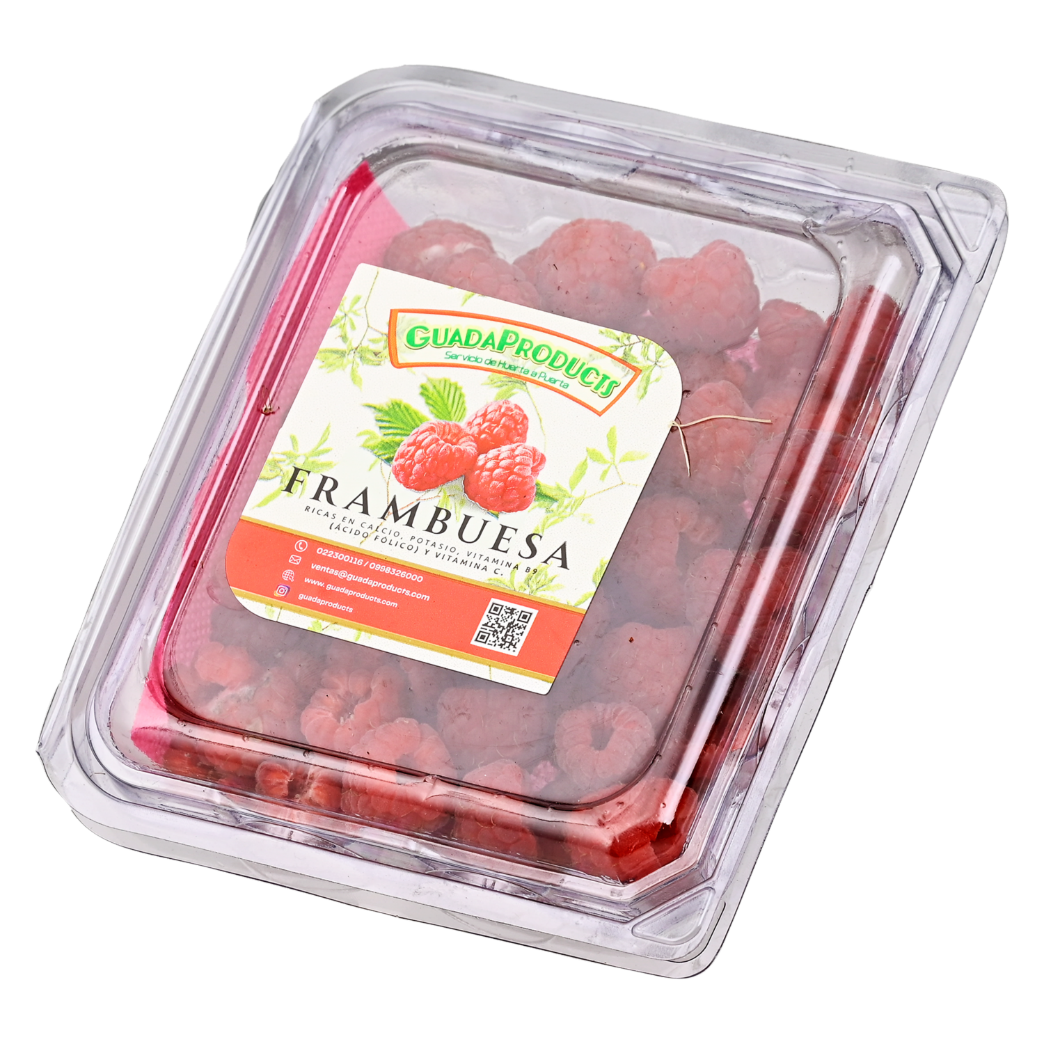 Frambuesas Fresca GUADAPRODUCTS Tarrina