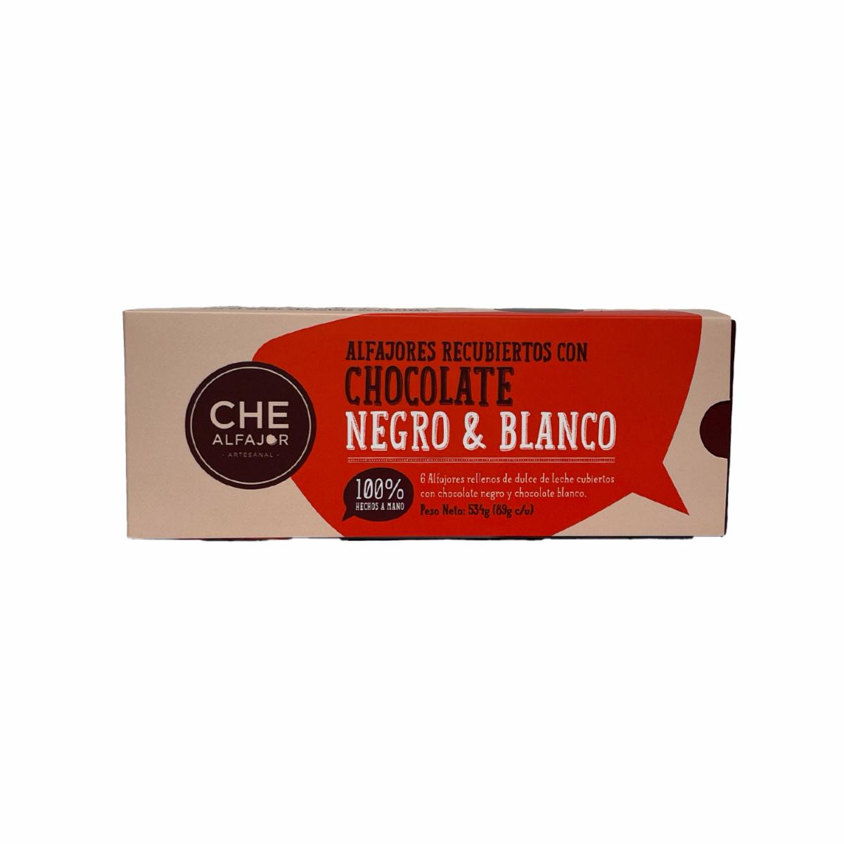 Alfajores Negro Y Blanco X 6 Uds CHE ALFAJOR 450 G