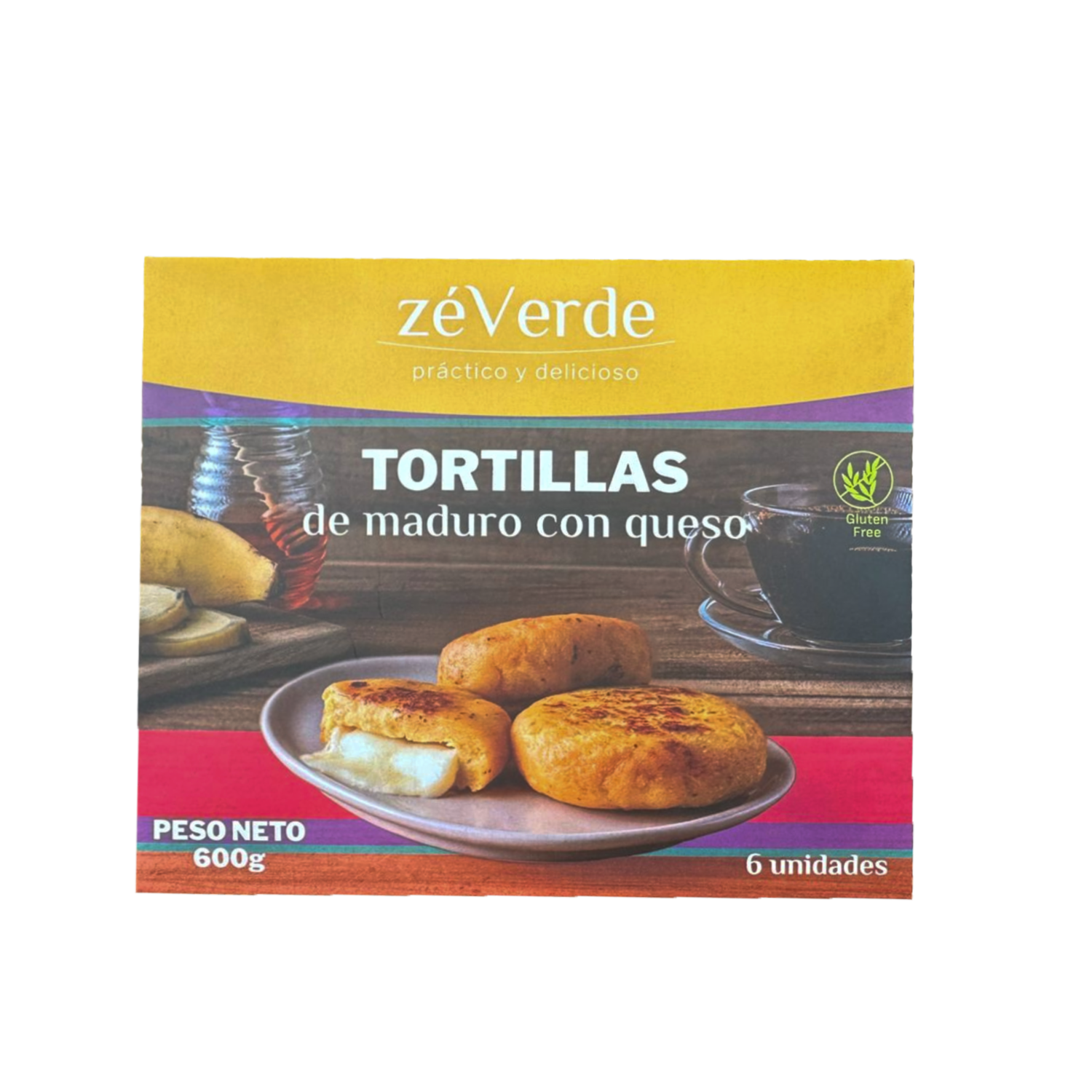 Tortillas De Maduro Con Queso ZÉ VERDE 600 G