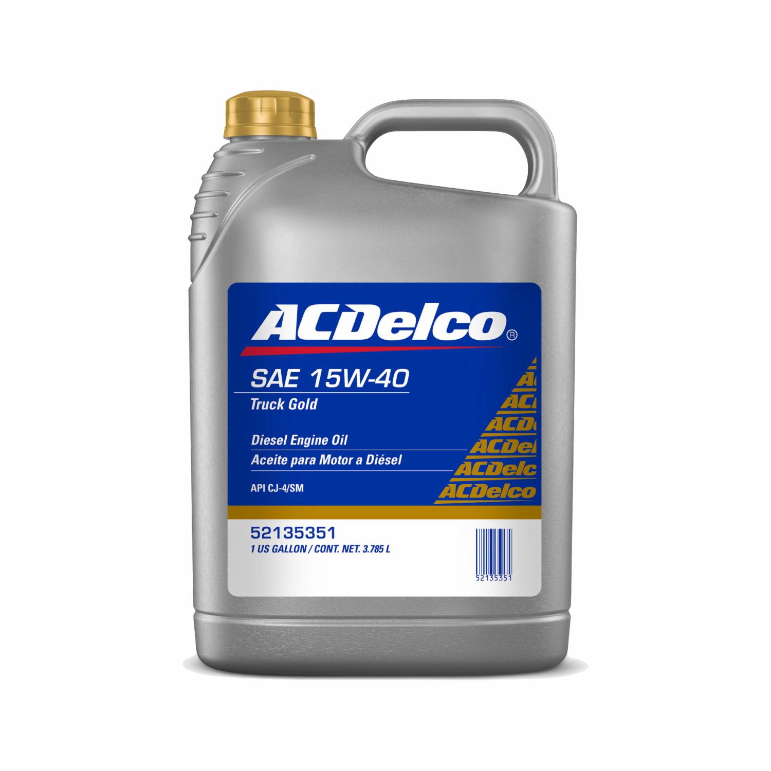 Aceite Para Auto W40 CK4 SP 15W40 ACDELCO 1 Galón