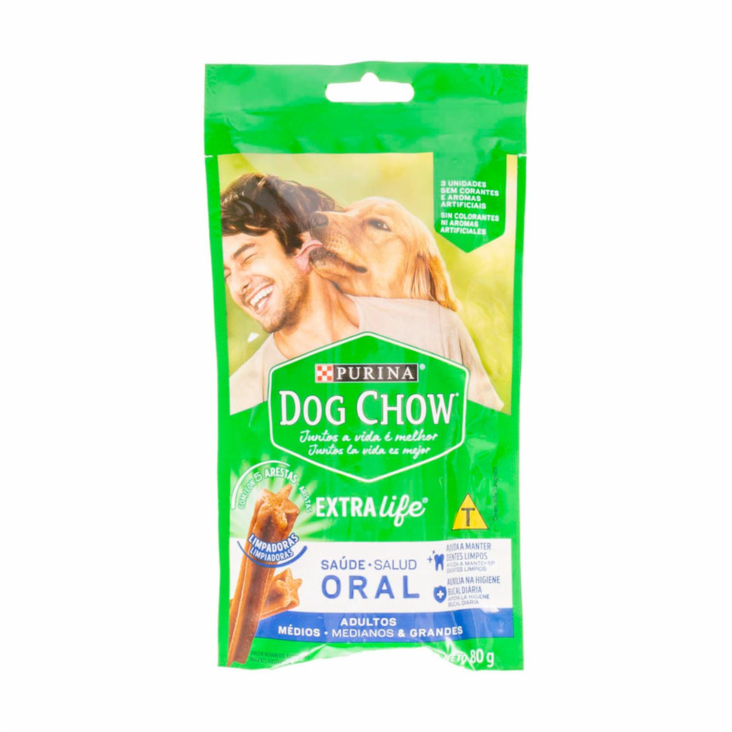 Snack Para Perros Salud Oral PURINA DOG CHOW 80 G