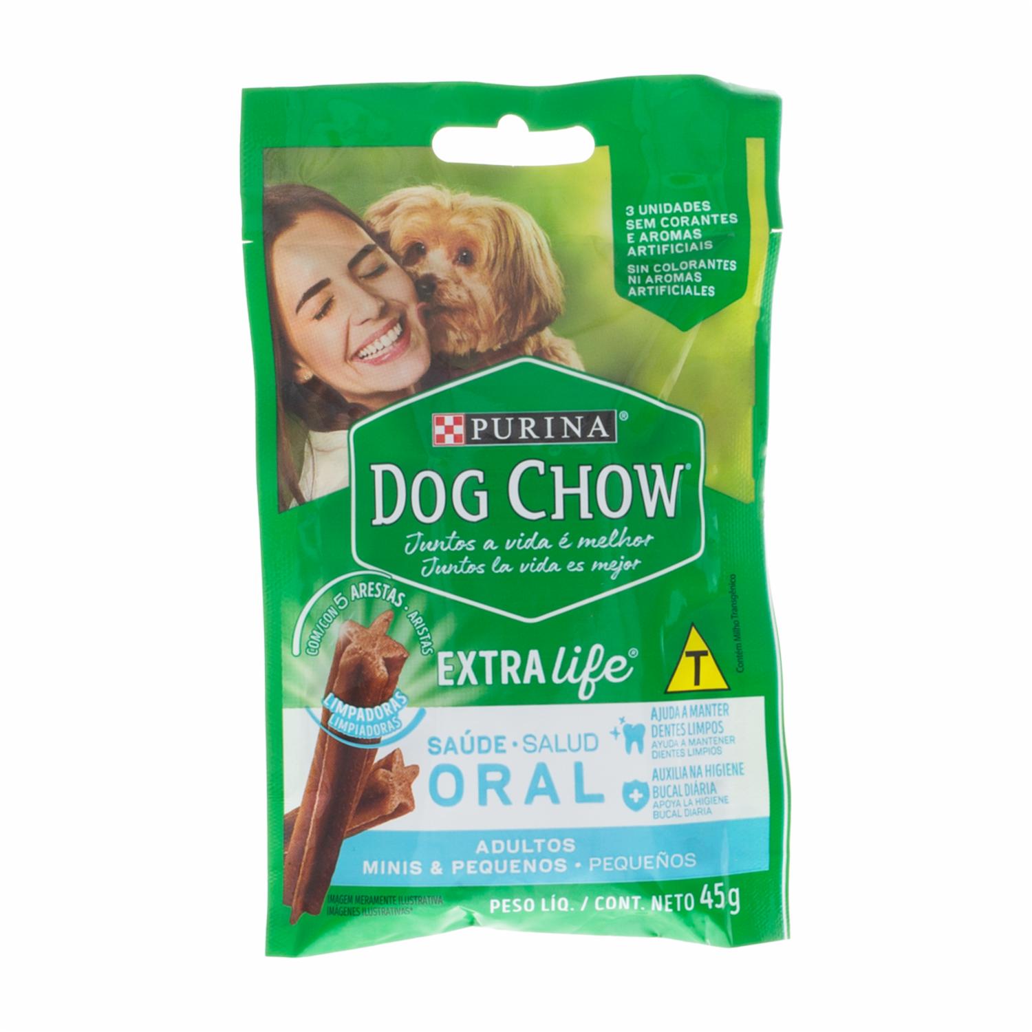 Alimento Para Perros Salud Oral Adulto Razas Pequeñas PURINA DOG CHOW 45 G