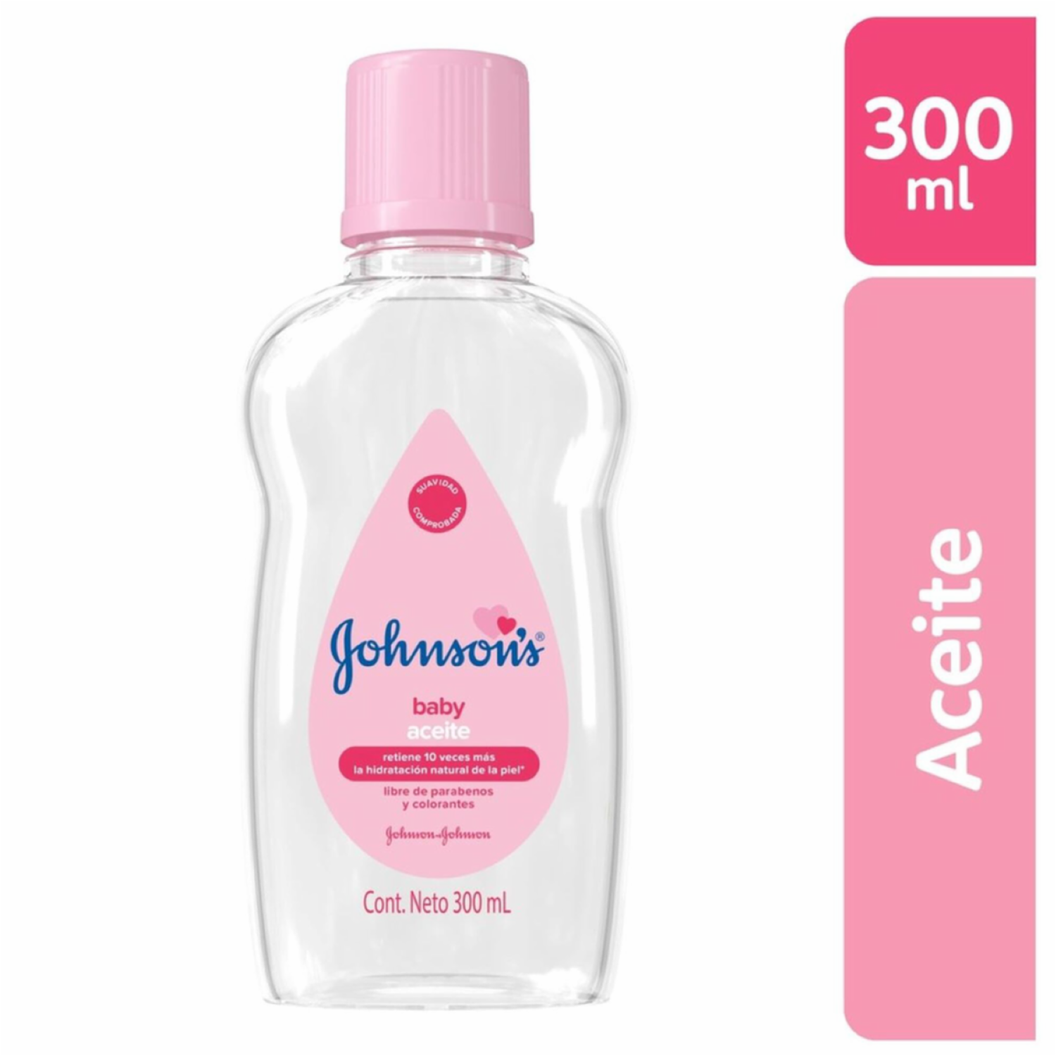 Aceite Corporal Para Bebé Original Libre De Parabenos Y Colorantes JOHNSON’S 300 Ml