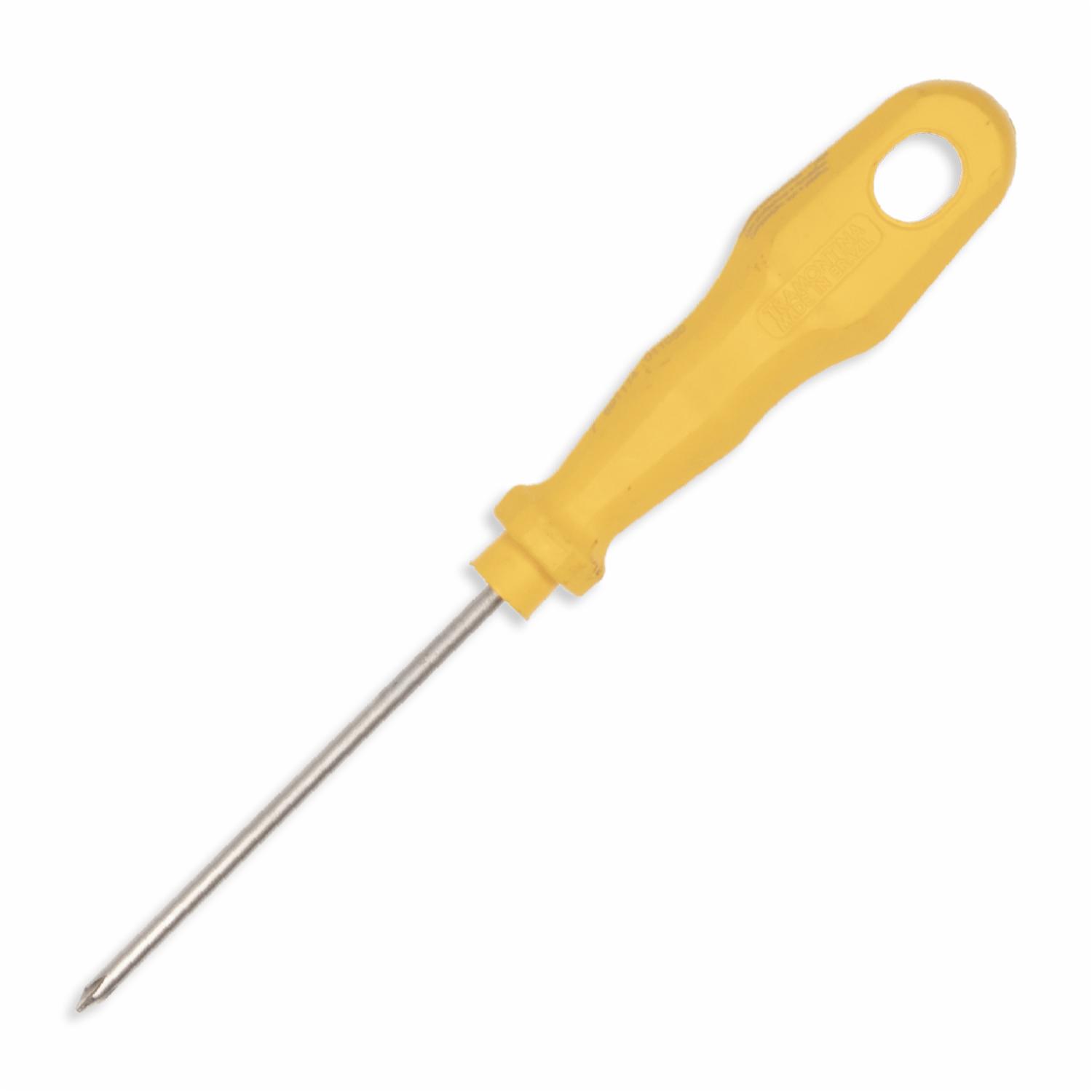 Destornillador Estrella Mango Amarillo TRAMONTINA 1/8″ x 3″
