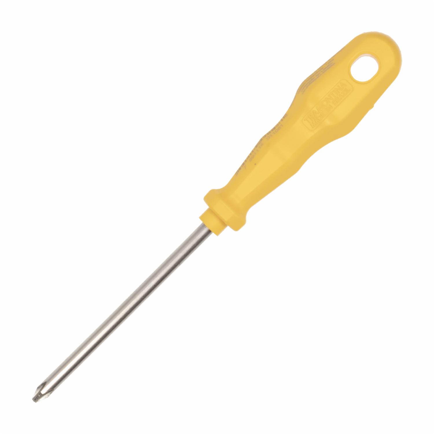 Destornillador Estrella Mango Amarillo TRAMONTINA 1/4″ x 4″