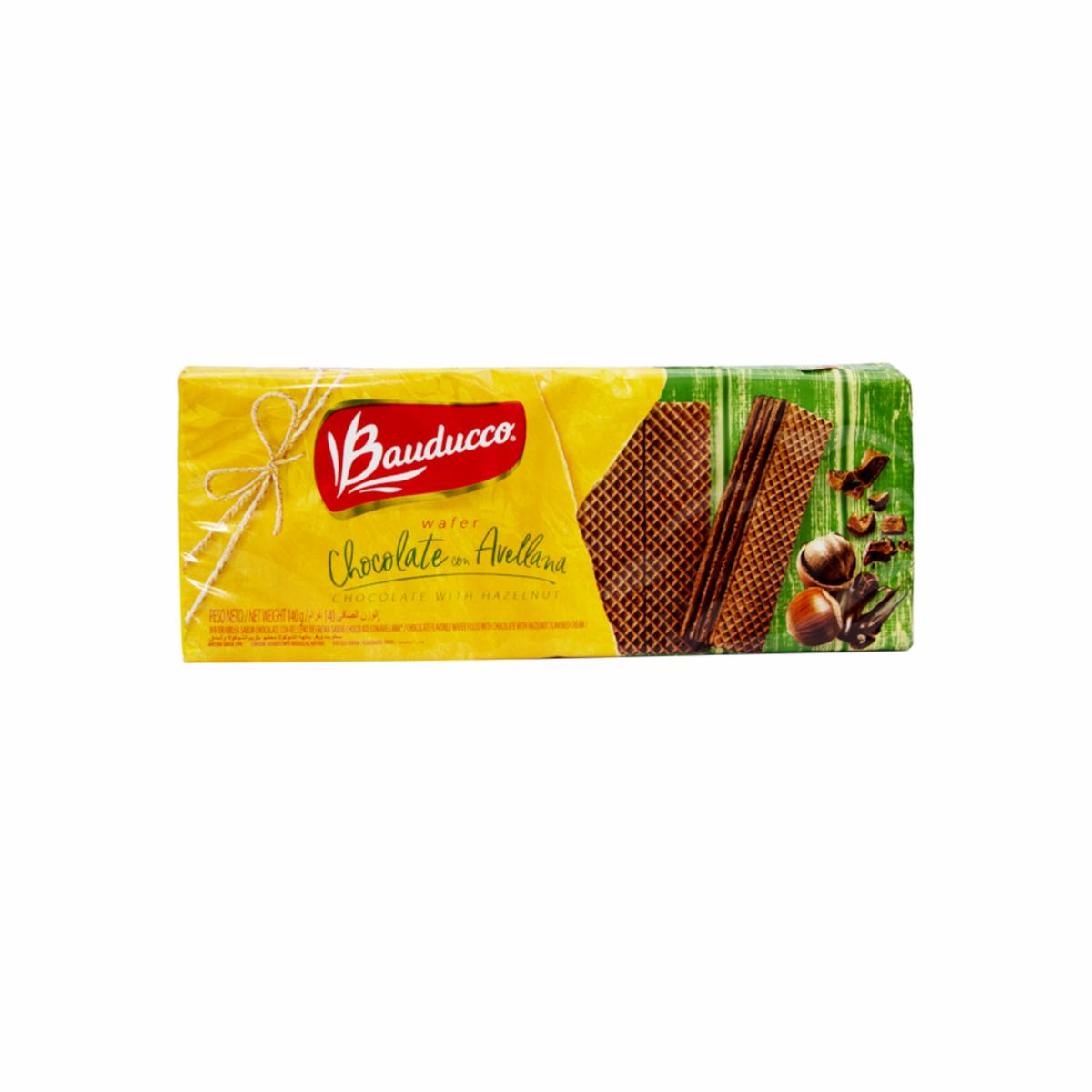 Galleta Wafer De Chocolate  Avellana BAUDUCCO 140 G