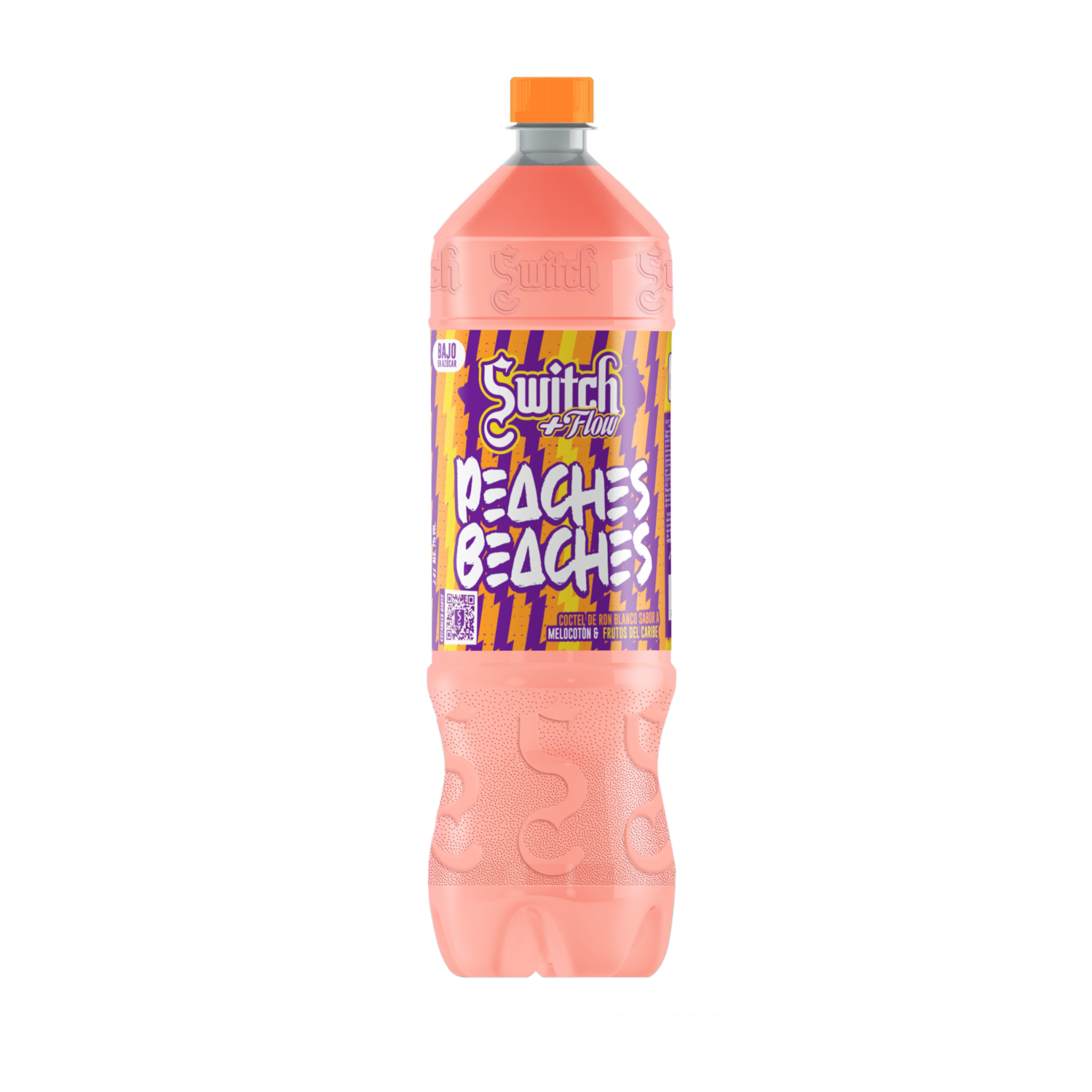 Peaches Beaches Coctel De Ron Sabor a Melocotón y Frutos del Caribe SWITCH 1400 Ml