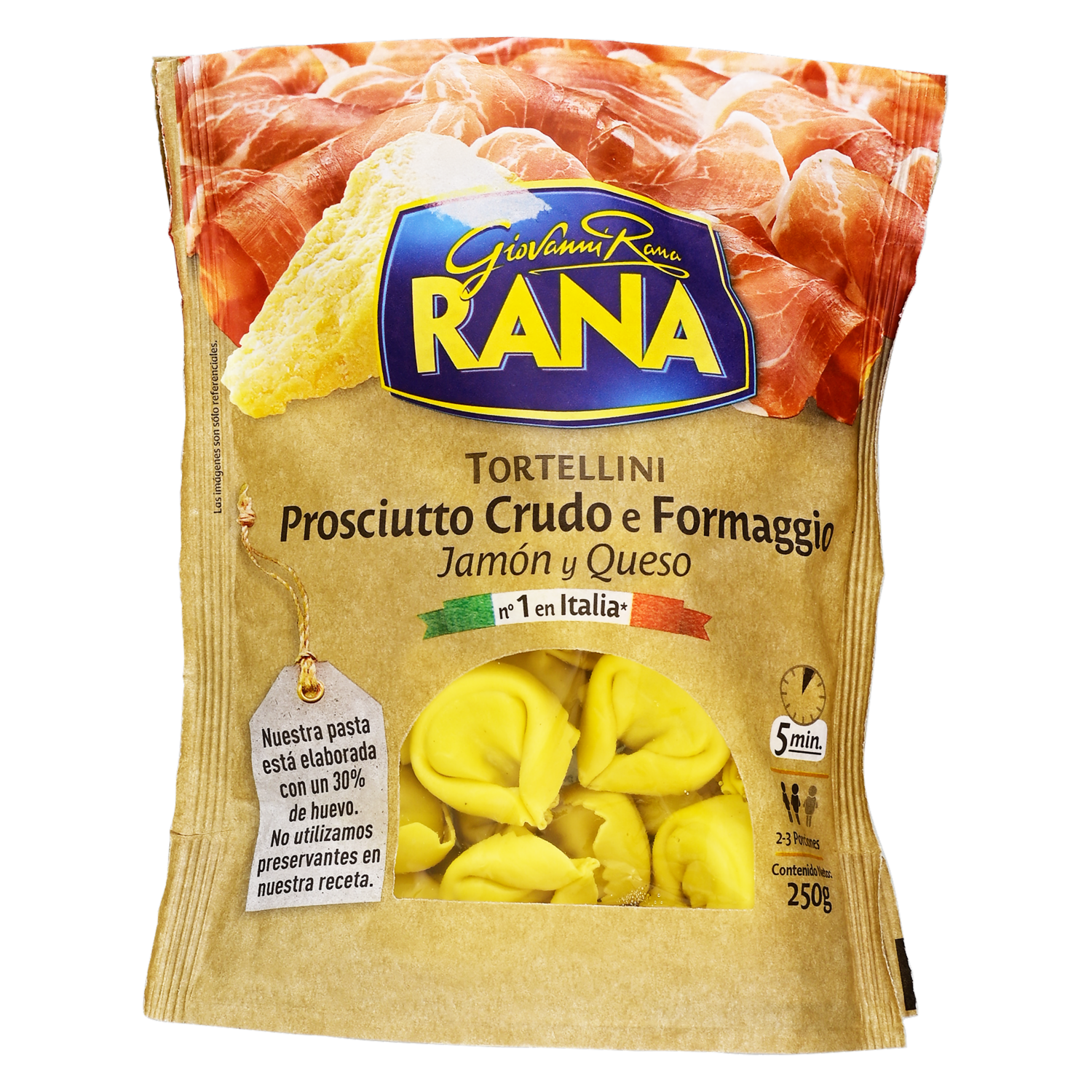 Tortellini Requesón Jamón Y Queso GIOVANNI RANA 250G
