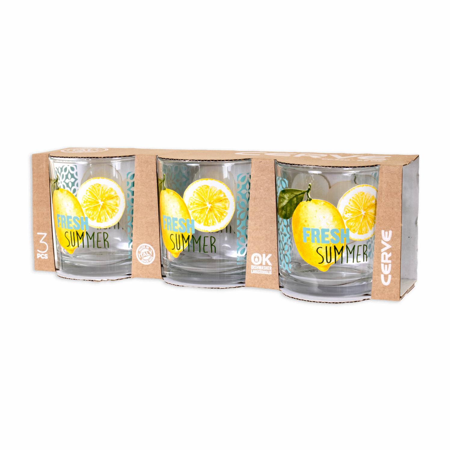 Vaso Agua Fresh Summer Setx3 CERVE 220 cc - Imagen 4