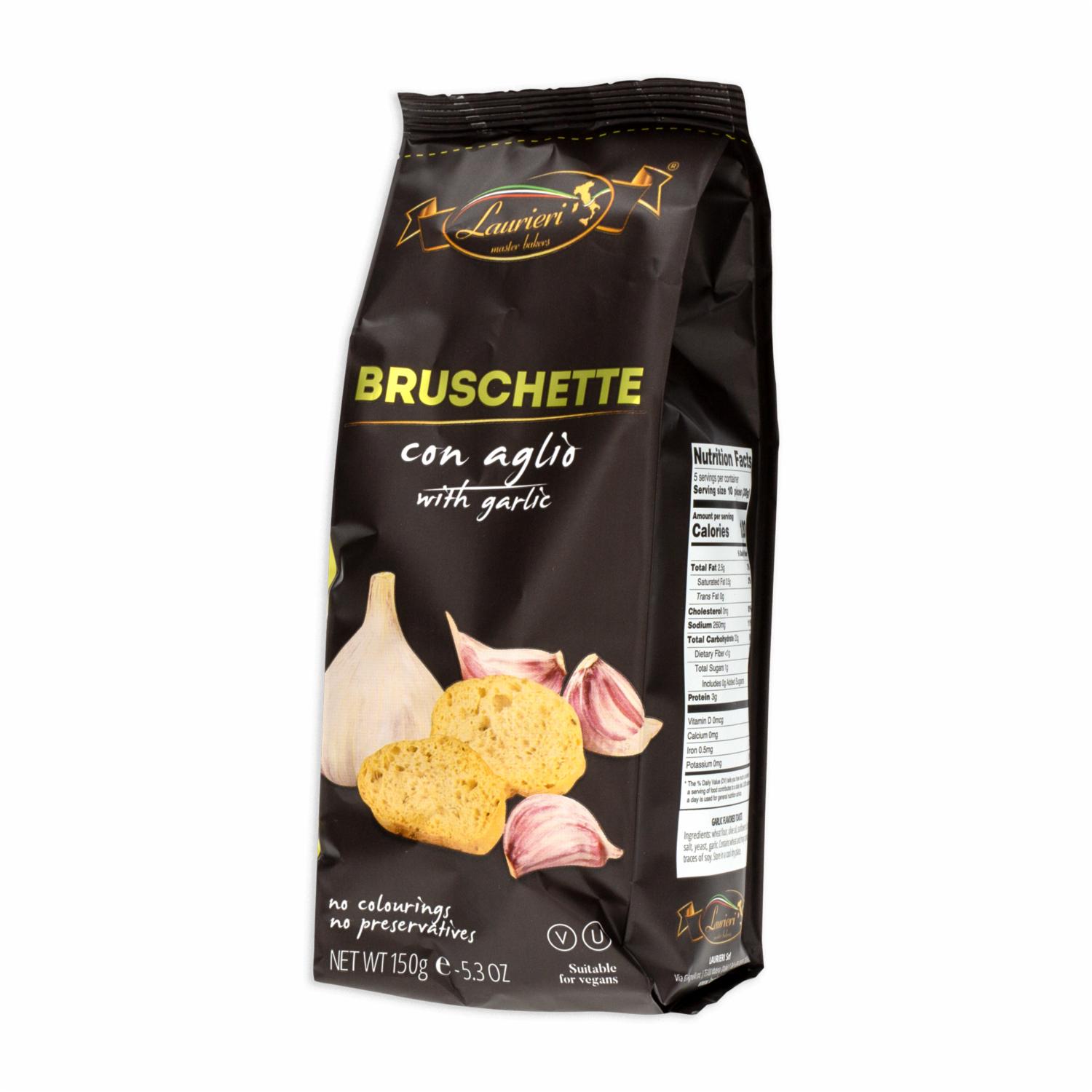 Pan Tostado Con Ajo LAURIERI 150 G