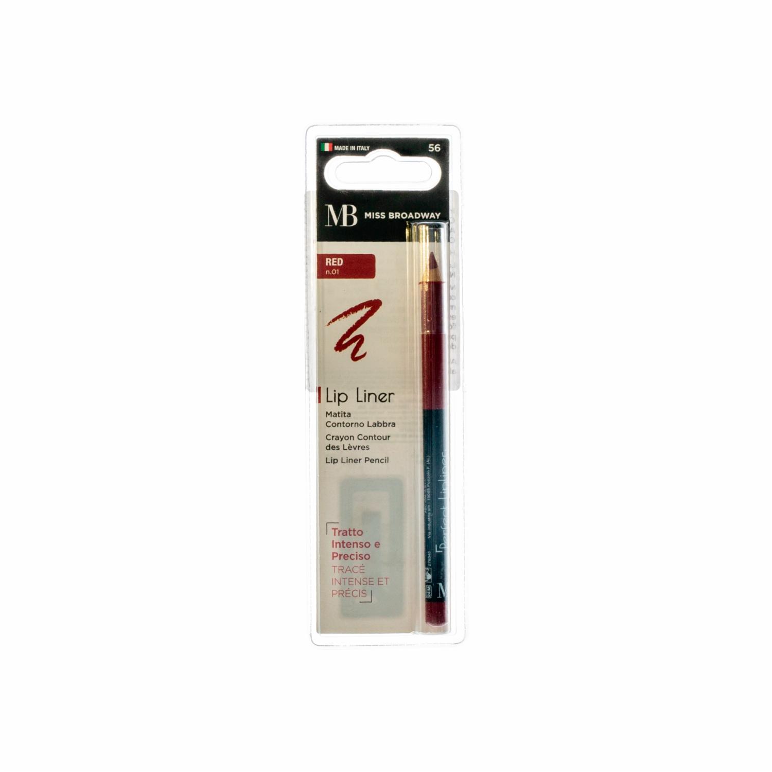 Delineador De Labios Red MISS BROADWAY 1 G