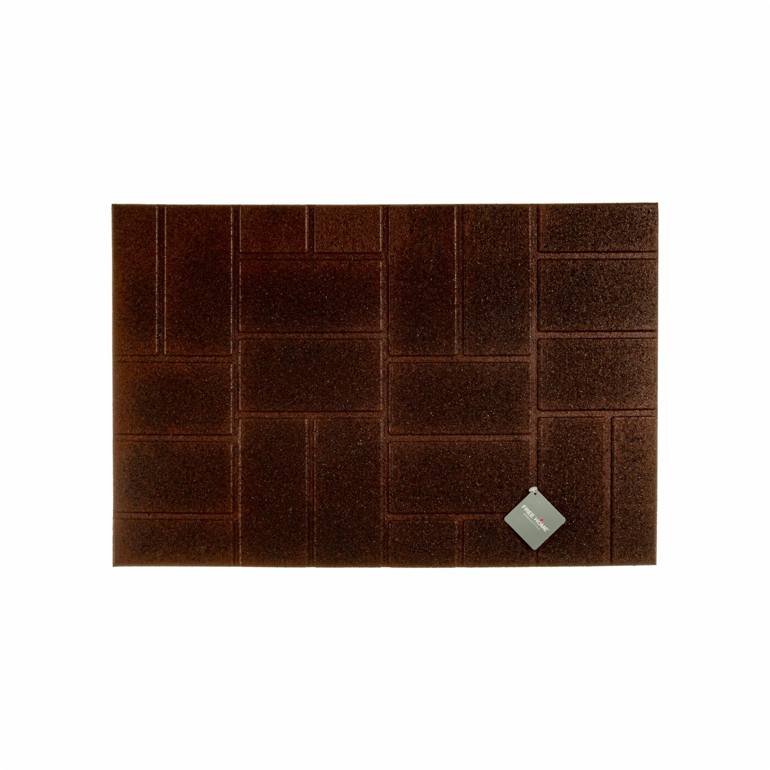 Rodapié Diseño De Ladrillo Marrón FREE HOME Plástico