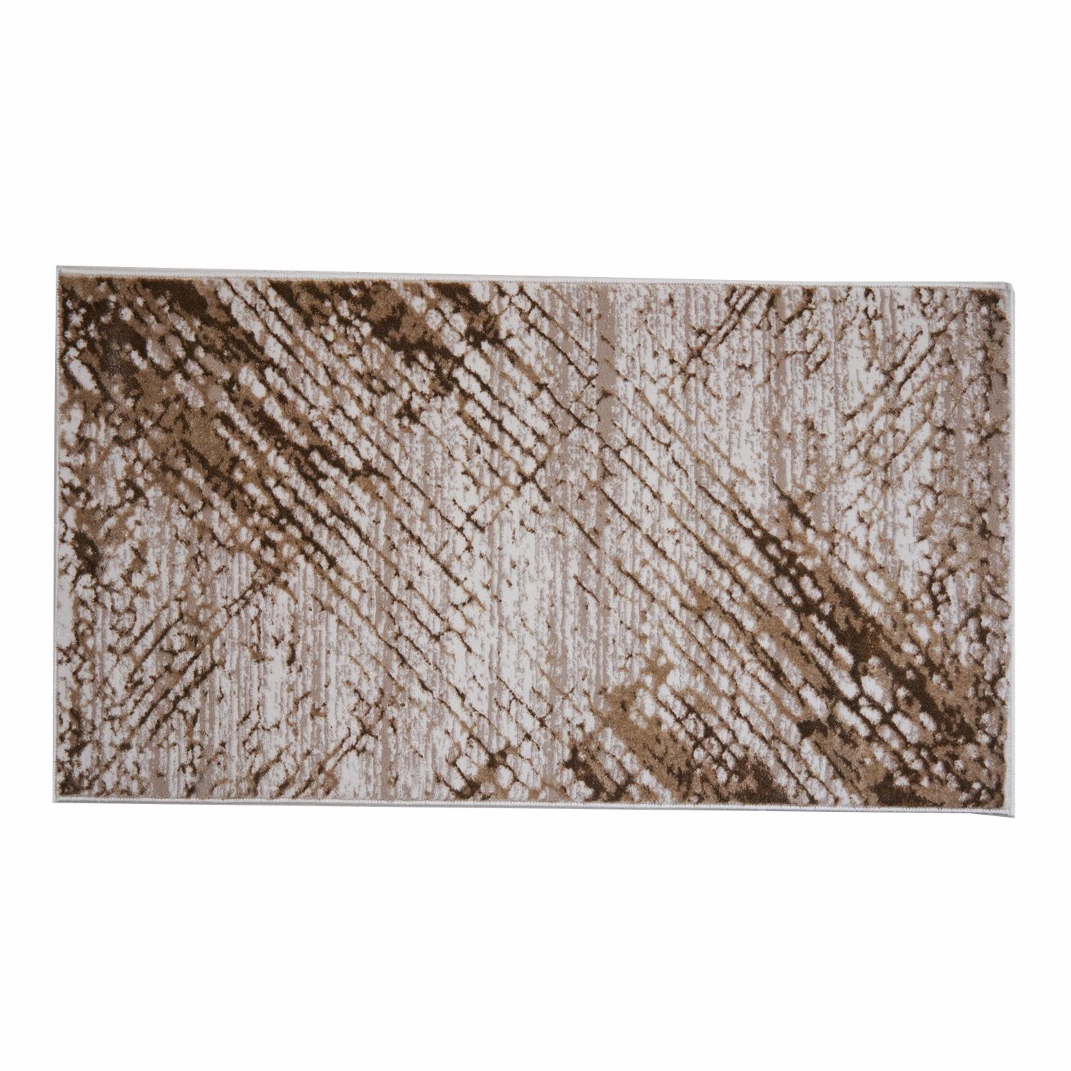 Alfombra Vellore Suave Abstracto Beige ORIENTAL WEAVERS 67 X 120 Cm