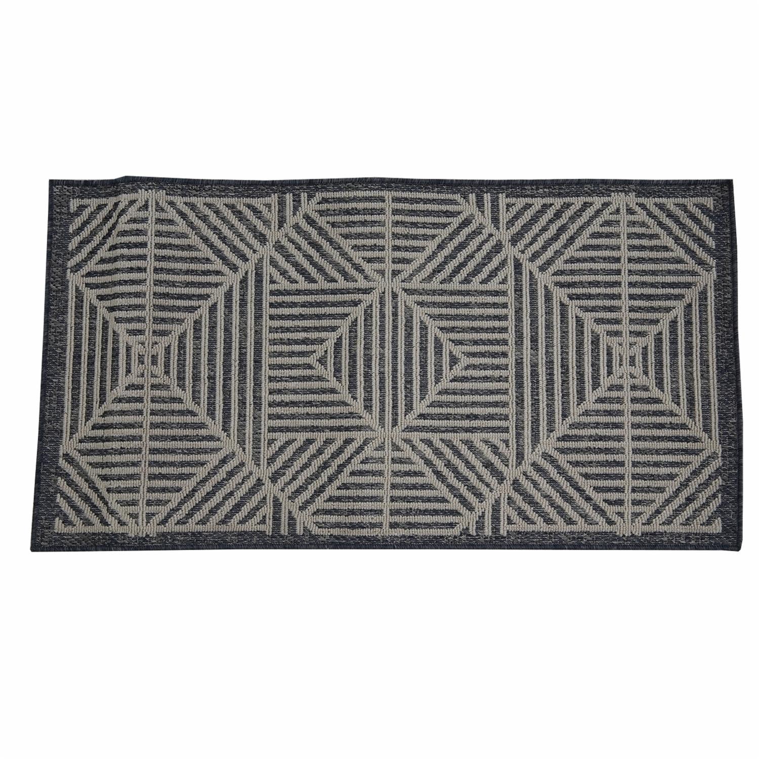 Alfombra Ricco Geométrico Rombos Azul ORIENTAL WEAVERS 60 X 110 Cm