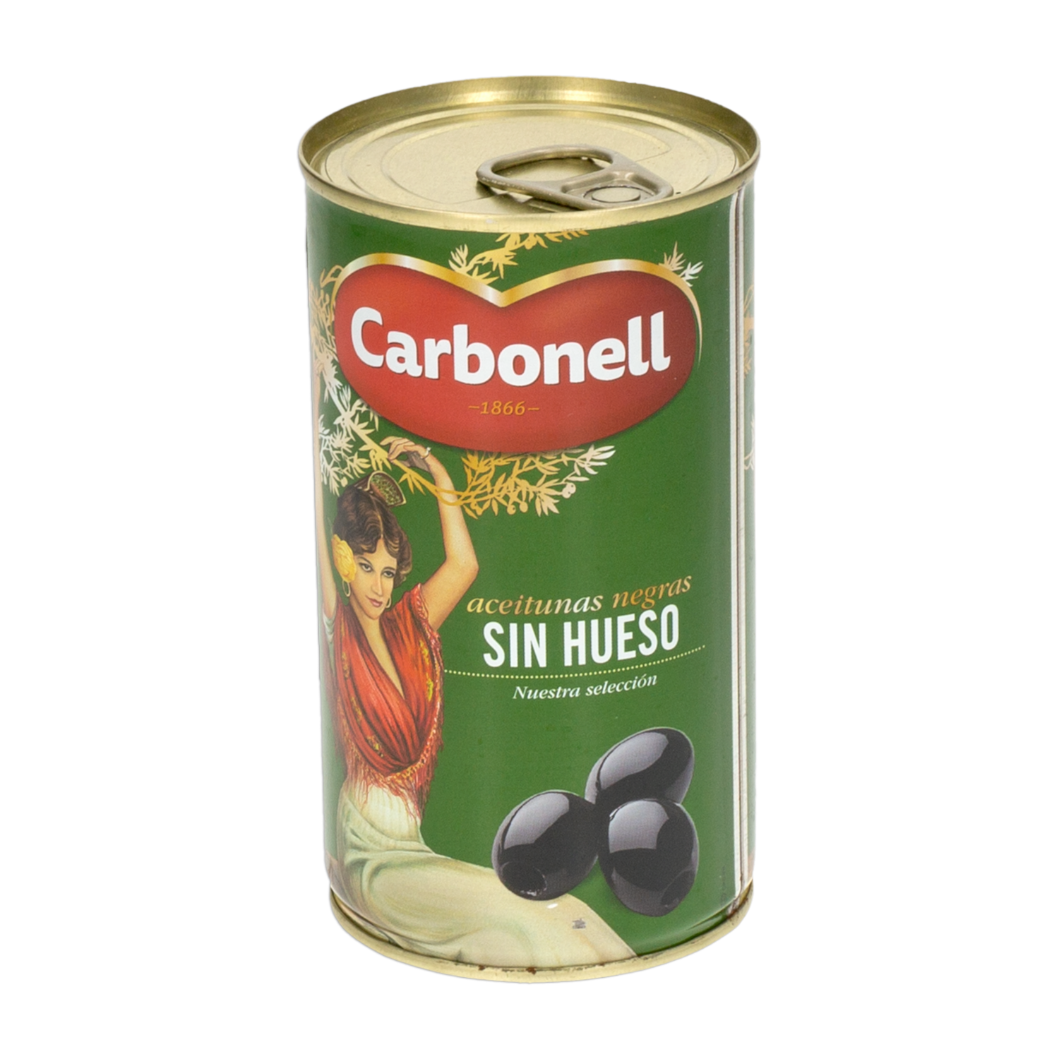Aceitunas Negras Deshuesadas CARBONELL 340 Ml