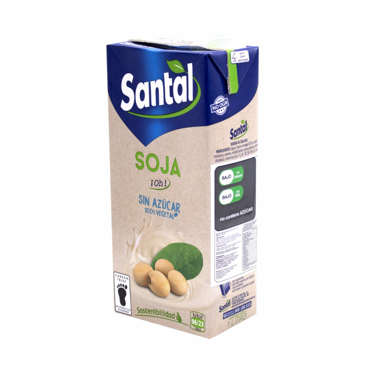 Bebida De Coco UHT Baja En Calorías SANTAL 1000 Ml