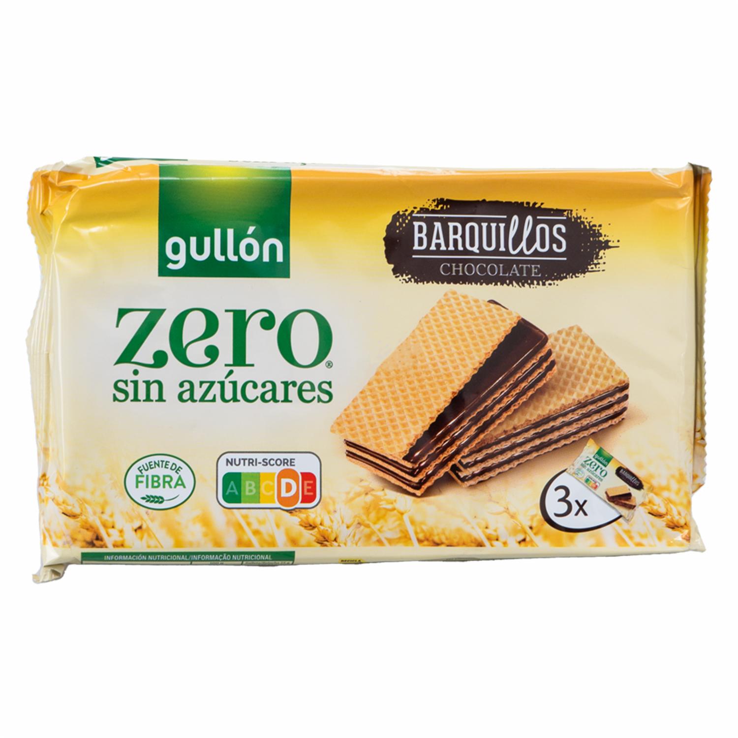 3Pack Gullon Diet Nature Barquillos Chocolate Sin Azúcar GULLÓN 3 X 60 g
