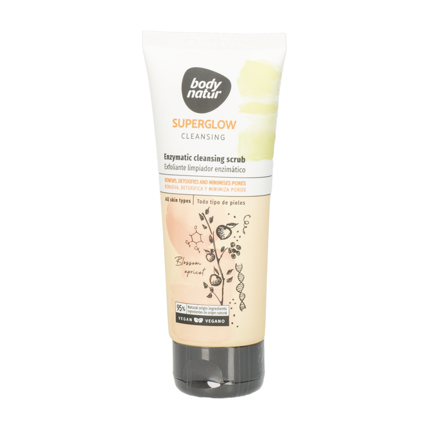 Exfoliante Facial Superglow BODY NATUR 100 Ml