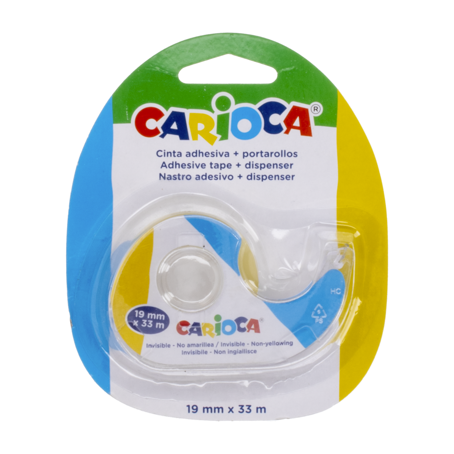Cinta Adhesiva Blanca CARIOCA Unidad