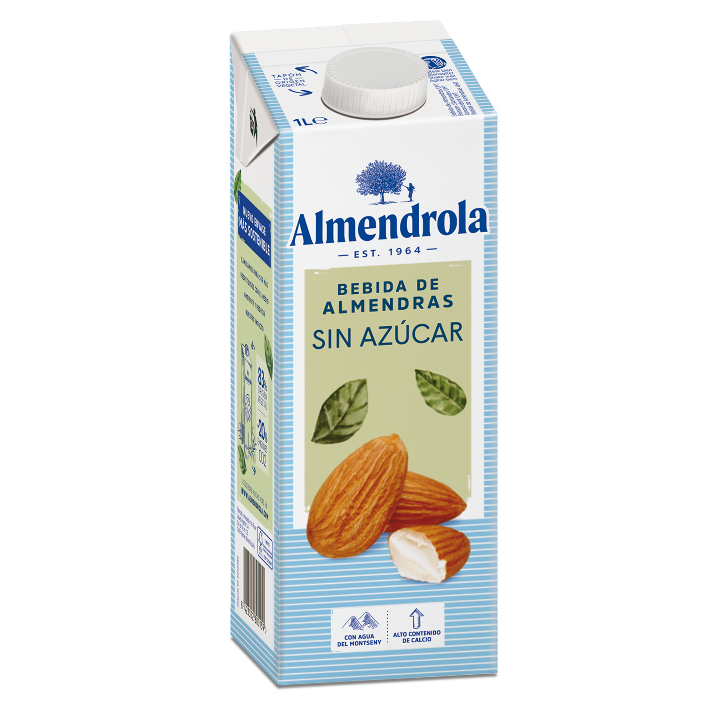 Bebida De Almendras Sin Azúcar ALMENDROLA 1000 Ml