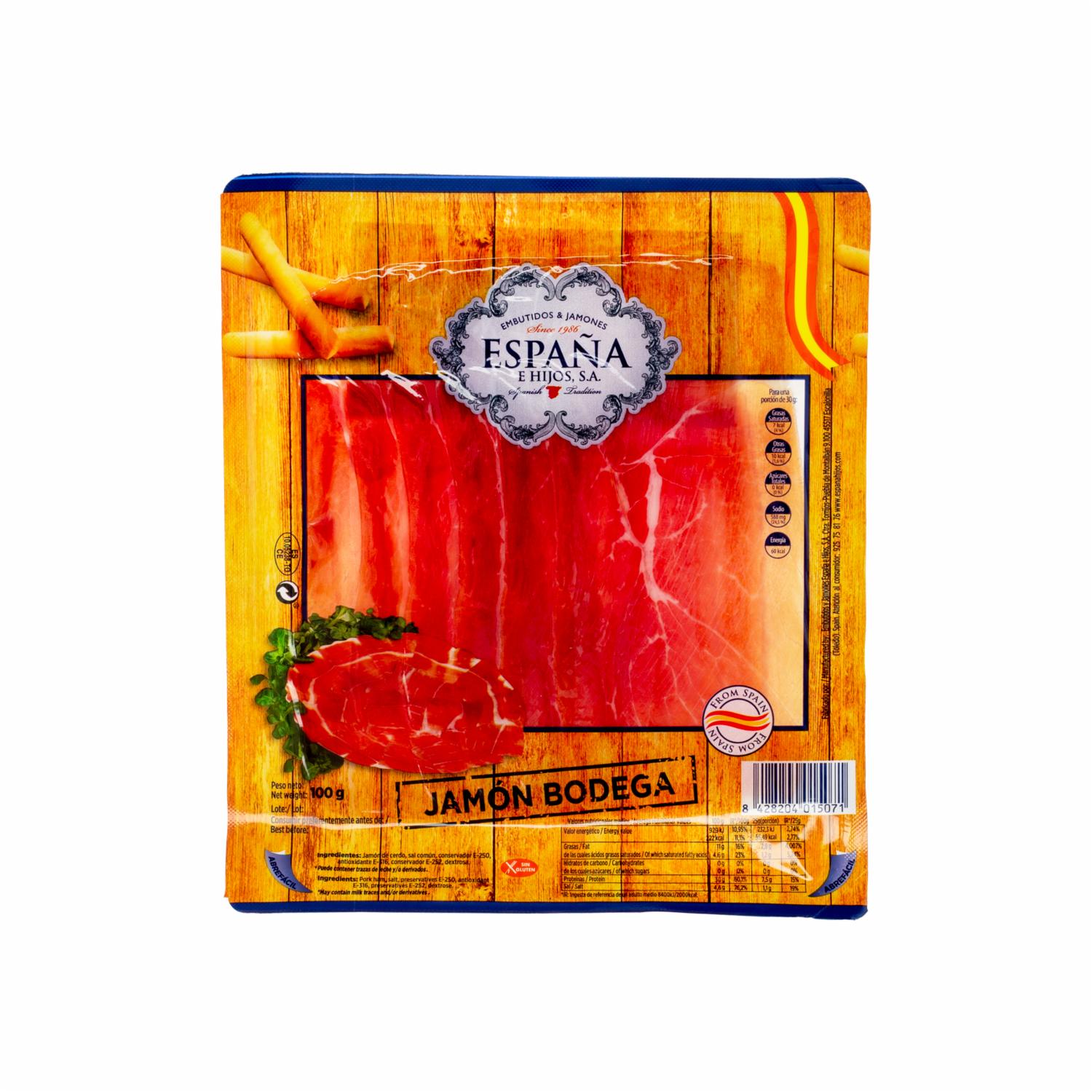 Jamón Bodega MIGUEL ESPAÑA E HIJOS 100g