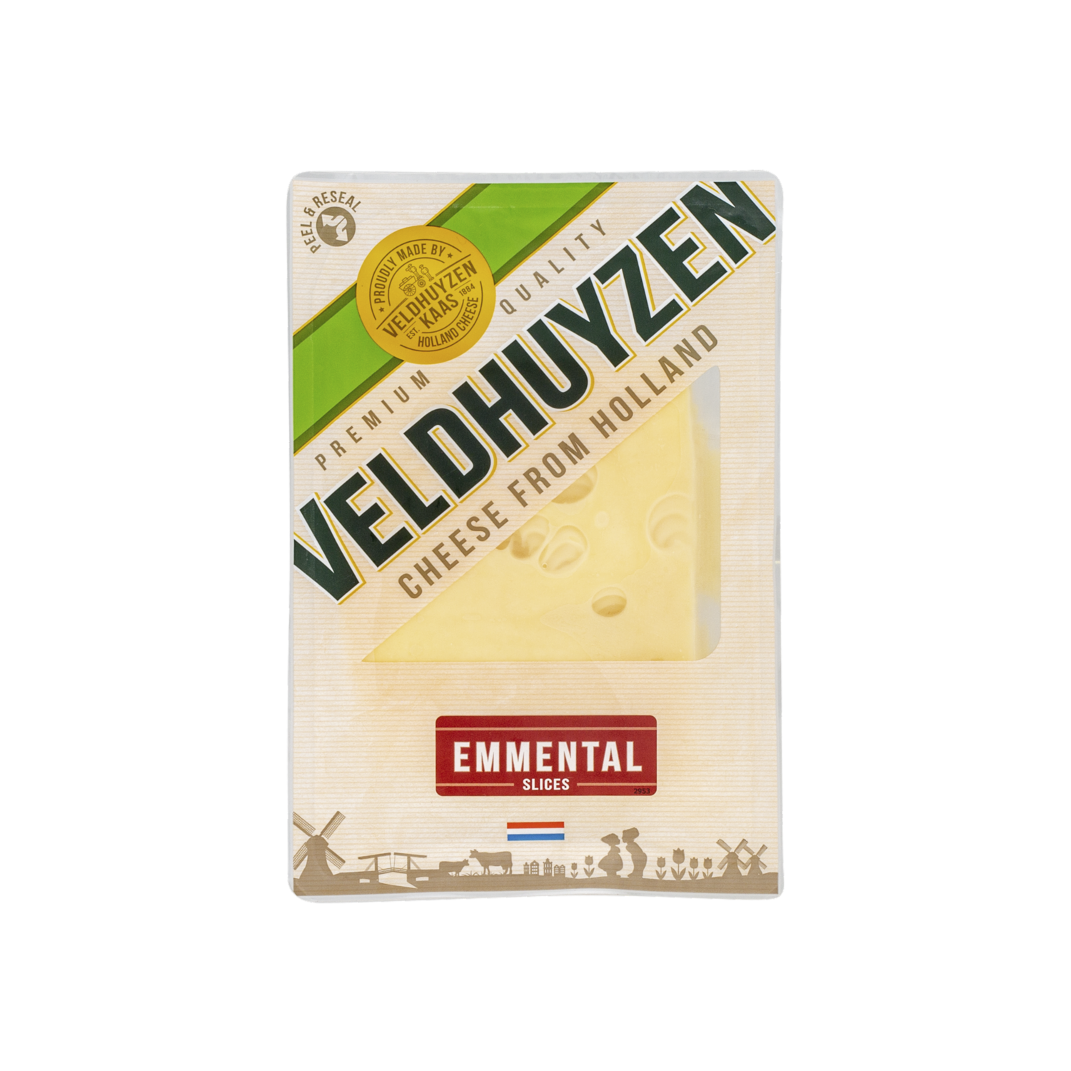 Queso Veldhuyzen Emmental Rebanado BASIRON 150 G