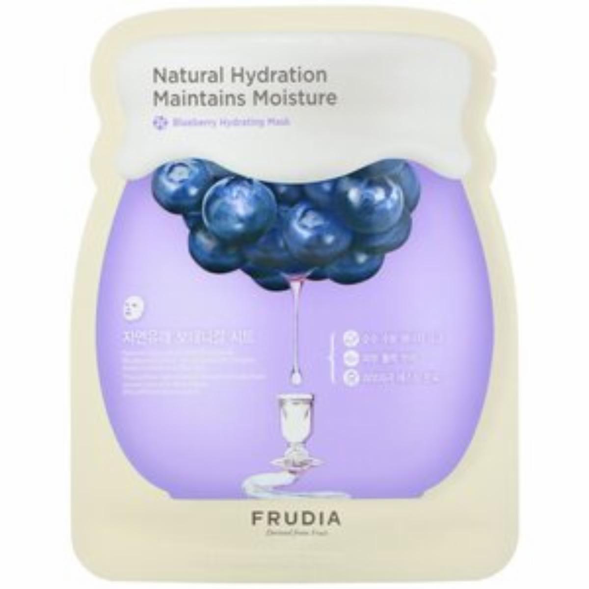 Mascarilla Facial Hidratante De Arandanos X5. FRUDIA Paquete