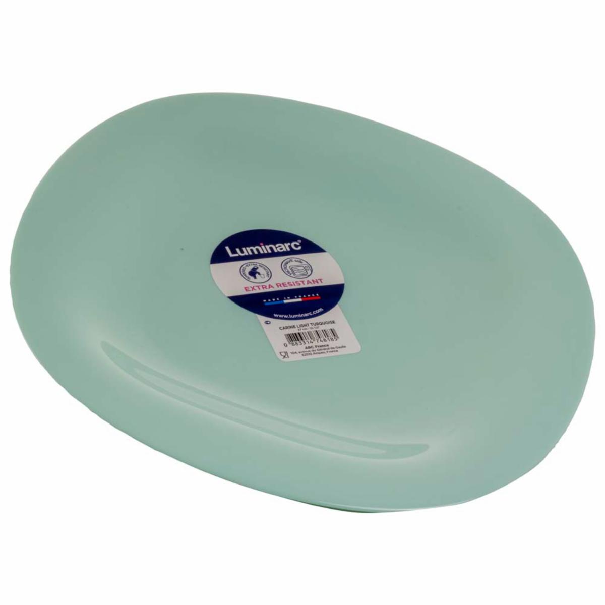 Plato Tendido 27 Turquesa Claro LUMINARC Unidad