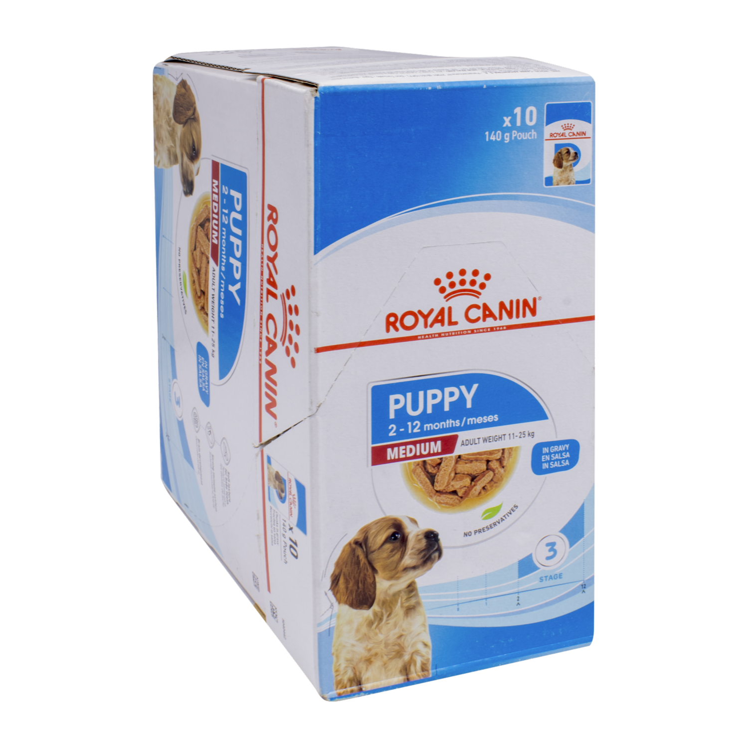 Alimento Para Perros Cachorros Medium ROYAL CANIN 10 X 140 G