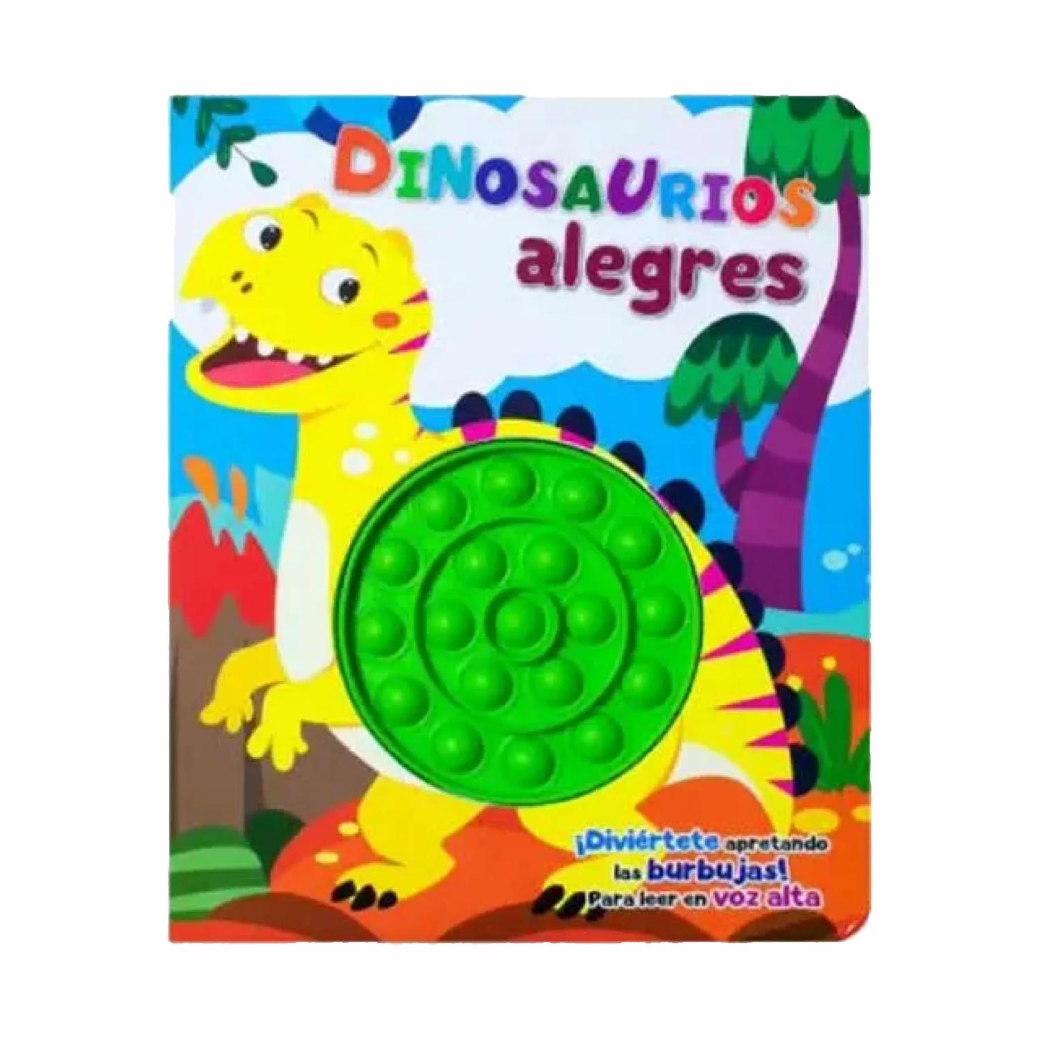 Libro Apretando Burbujas Dinosaurios Alegres SILVER DOLPHIN 198 Páginas
