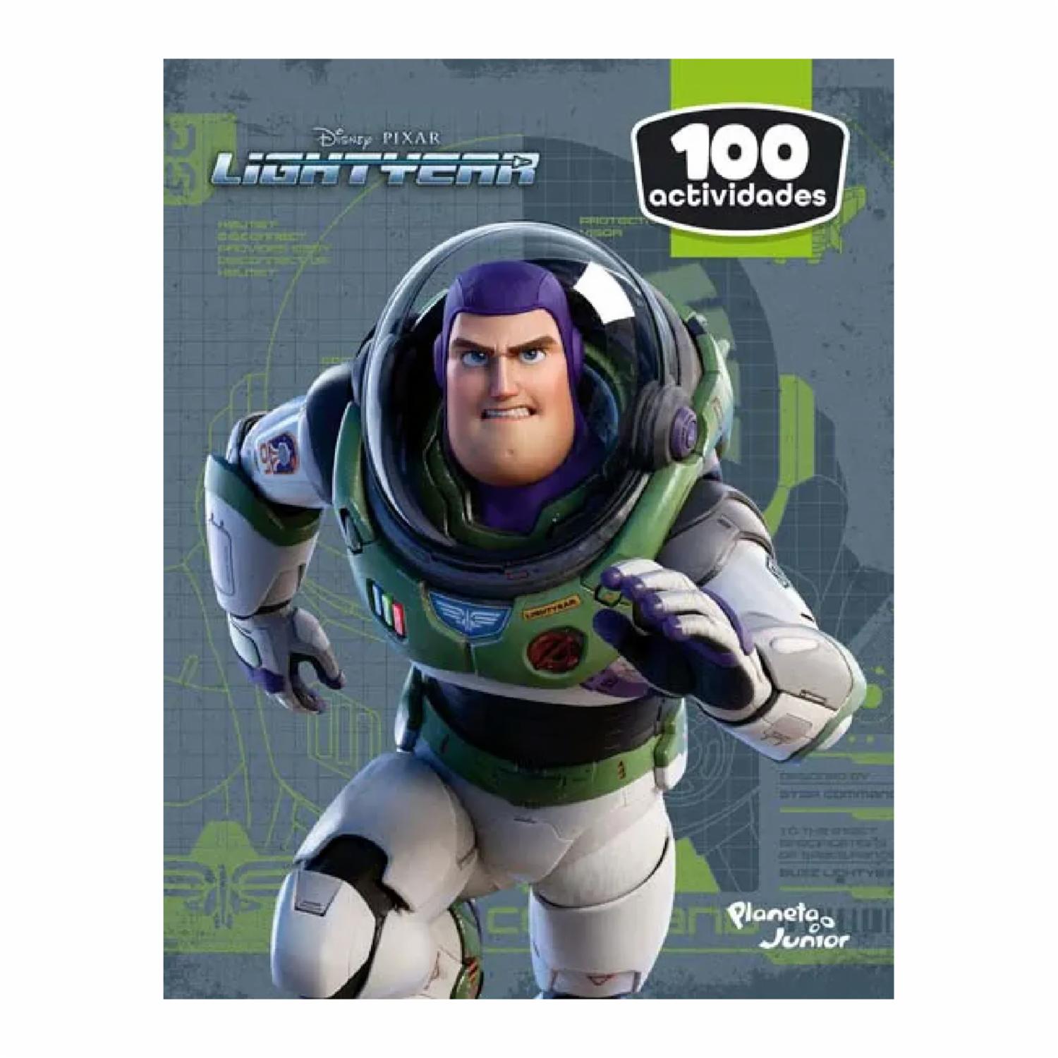 Libro 100 Actividades Lightyear PLANETA JUNIOR 80 Páginas