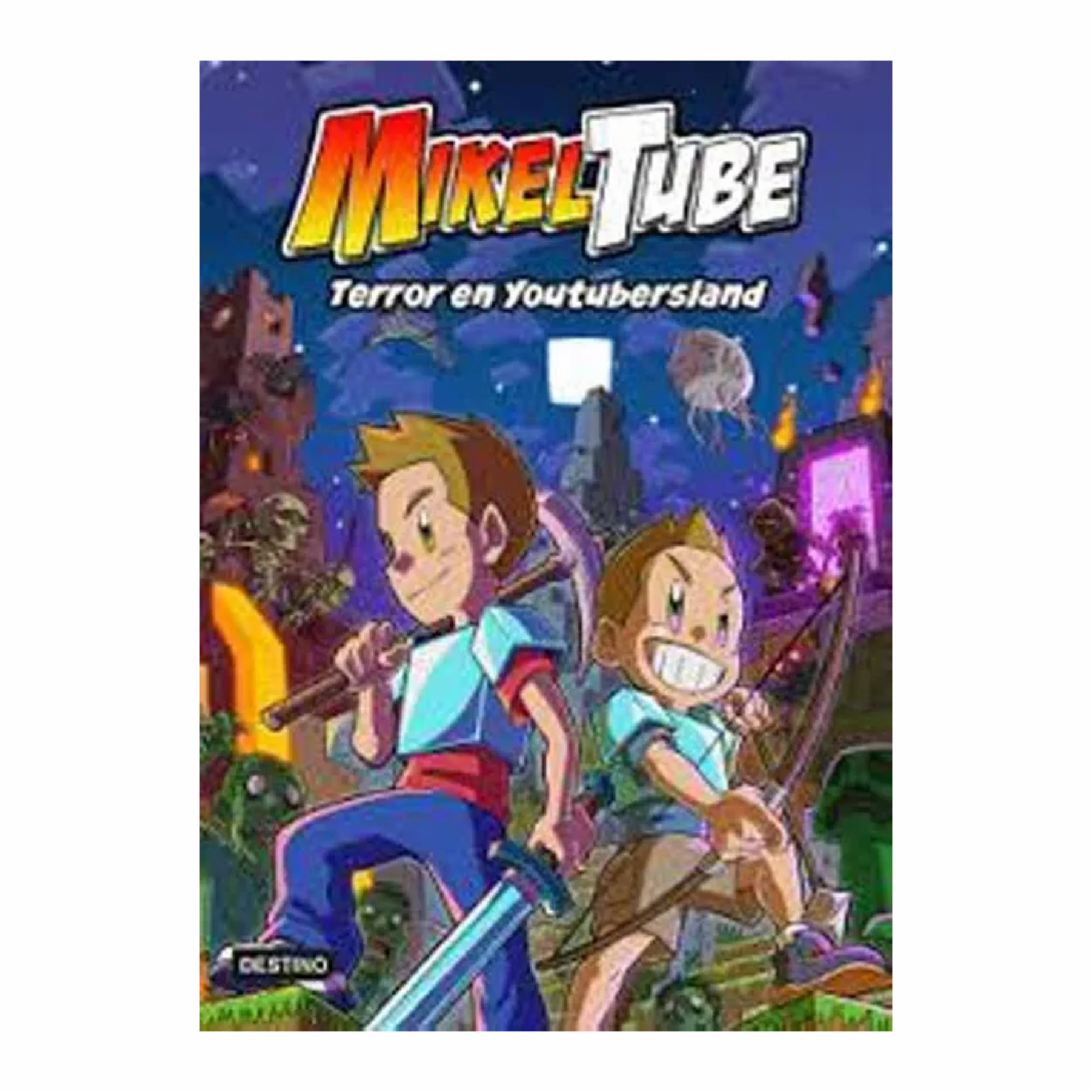 Libro Mikeltube 5 Terror En Youtubersland DESTINO 140 Páginas