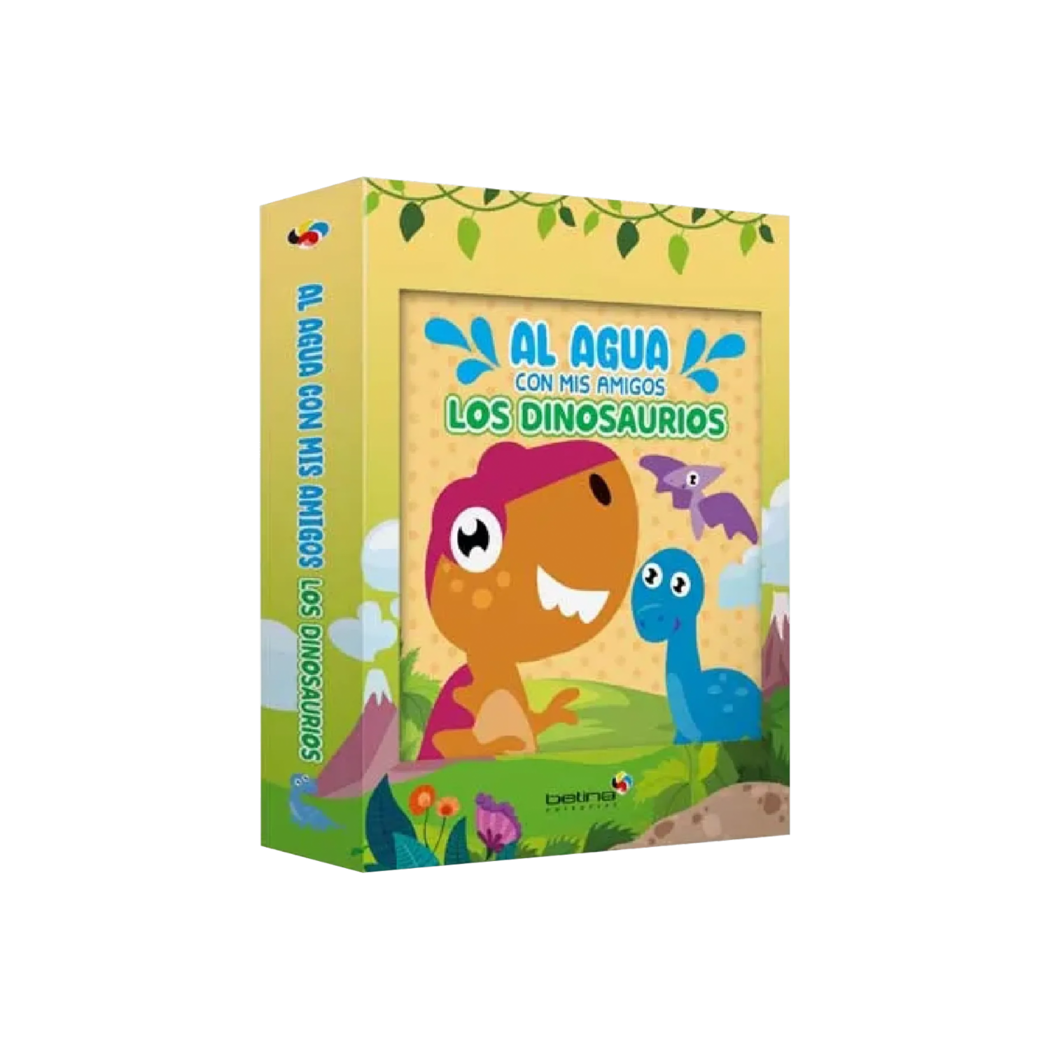 Libro Al Agua Con Mis Amigos Los Dinosaurios PANINI 25 Páginas