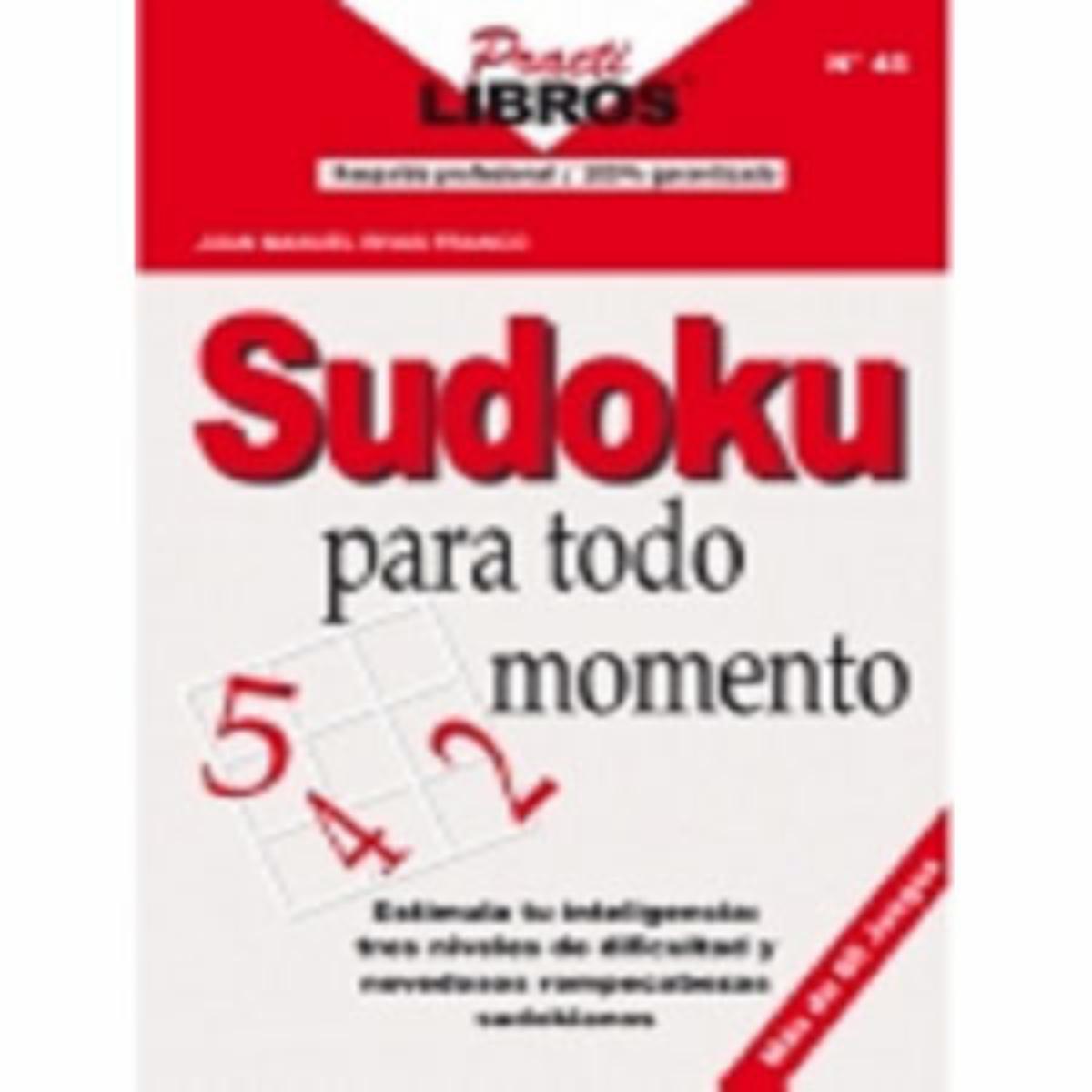 Libro De Pasatiempos Sudoku Para Todo Momento MR.BOOKS Unidad