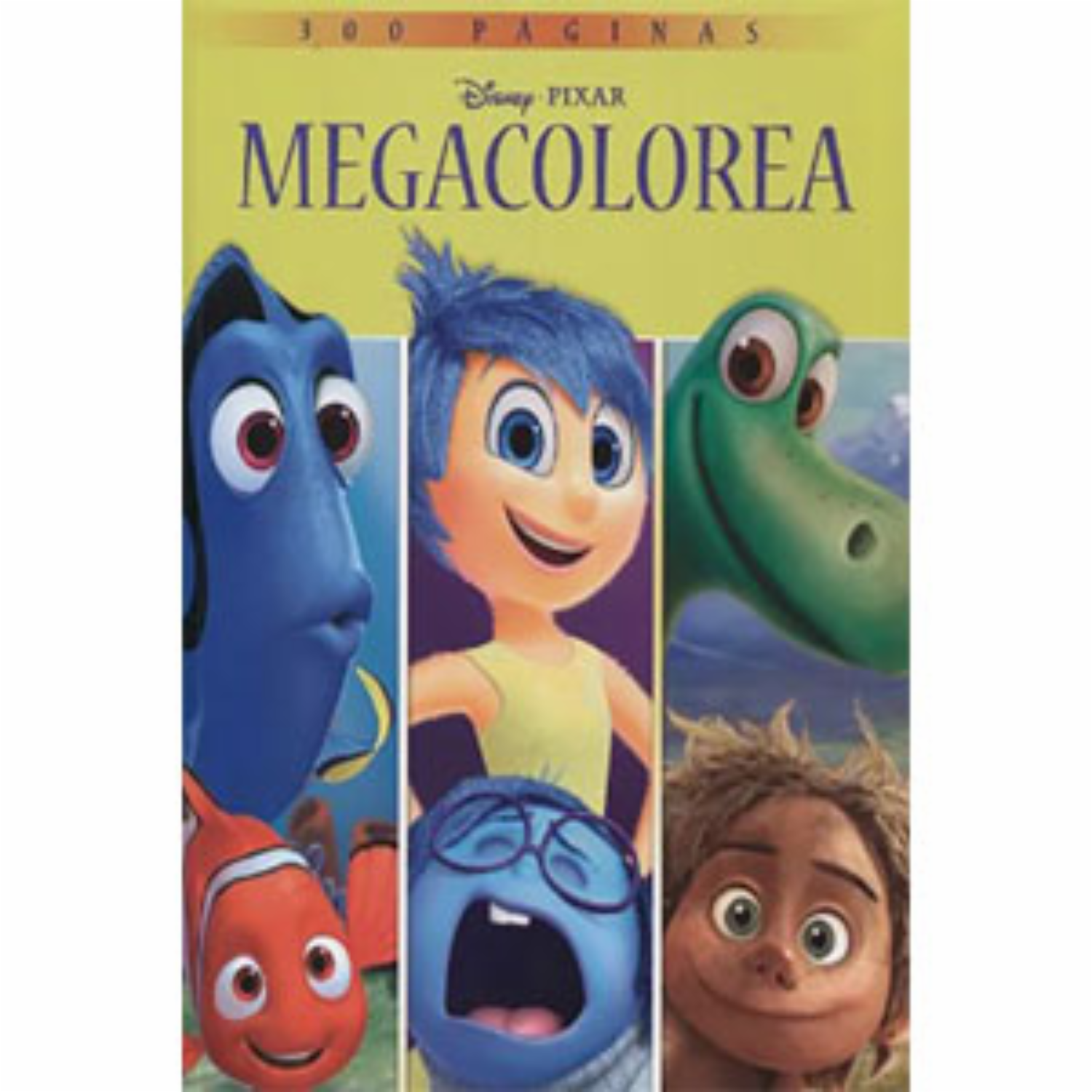 Libro Mega Colorea Pixar 3J EDITORES 46 Páginas