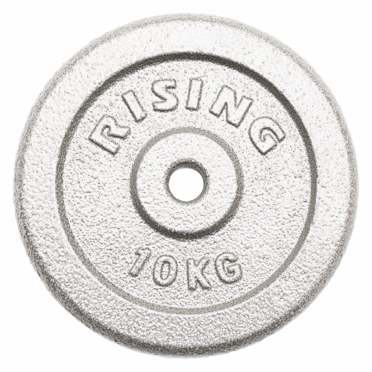 Pesa De Acero En Forma Disco RISING 10 Kg