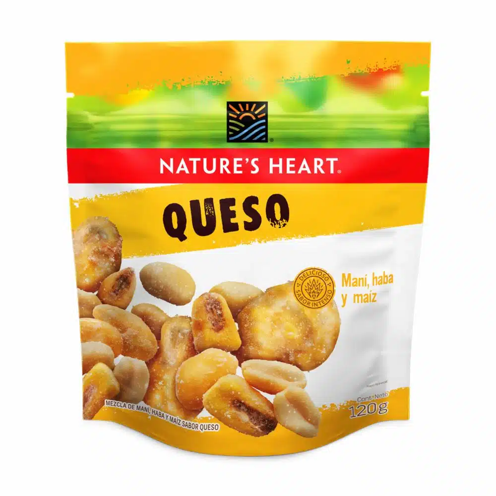 Queso Maní Haba Maíz NATURE´S HEART 120 G
