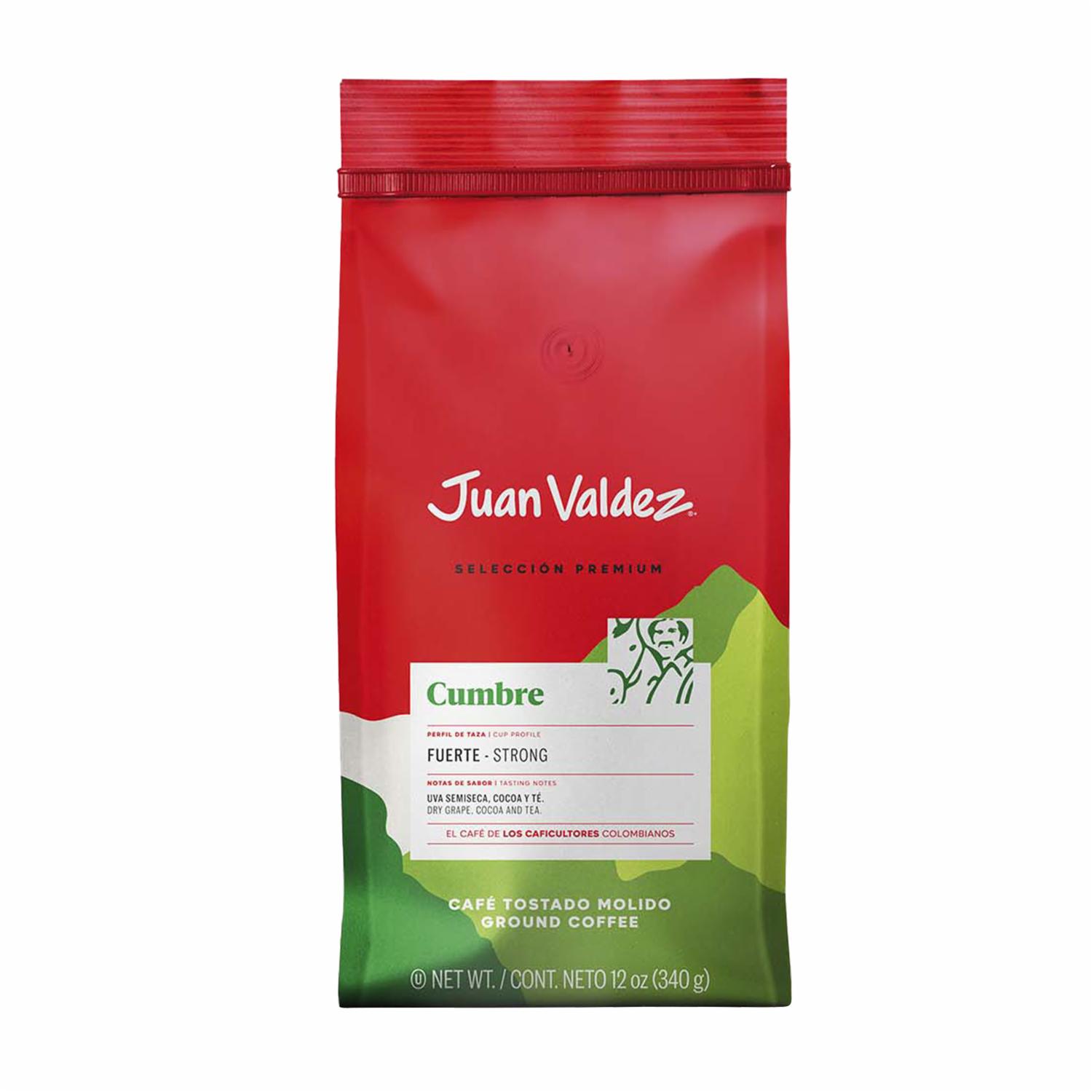 Café Tostado Y Molido Cumbre JUAN VALDEZ 340 G