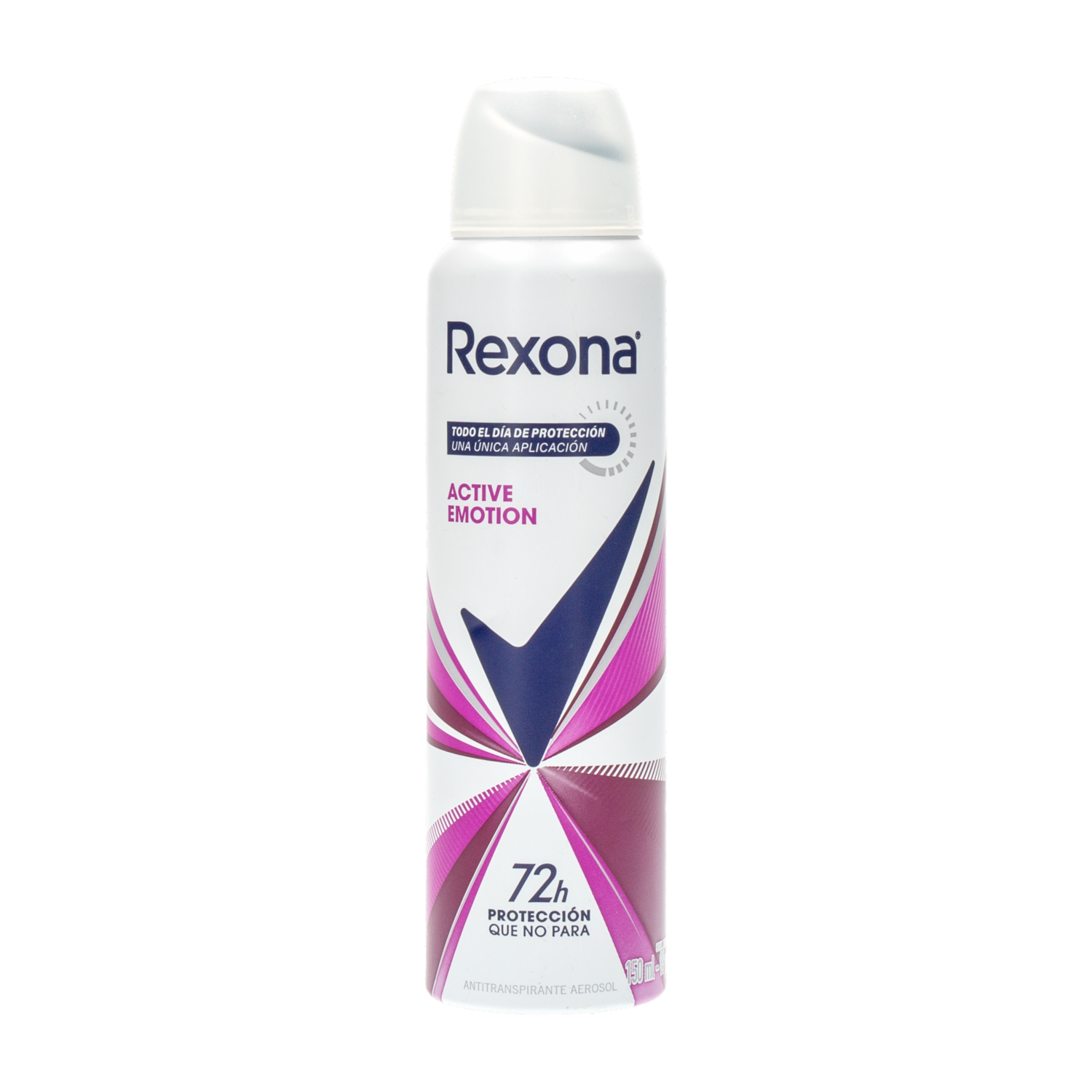 Desodorante En Aerosol Active Emotion Protección De 72 Horas REXONA 150 Ml