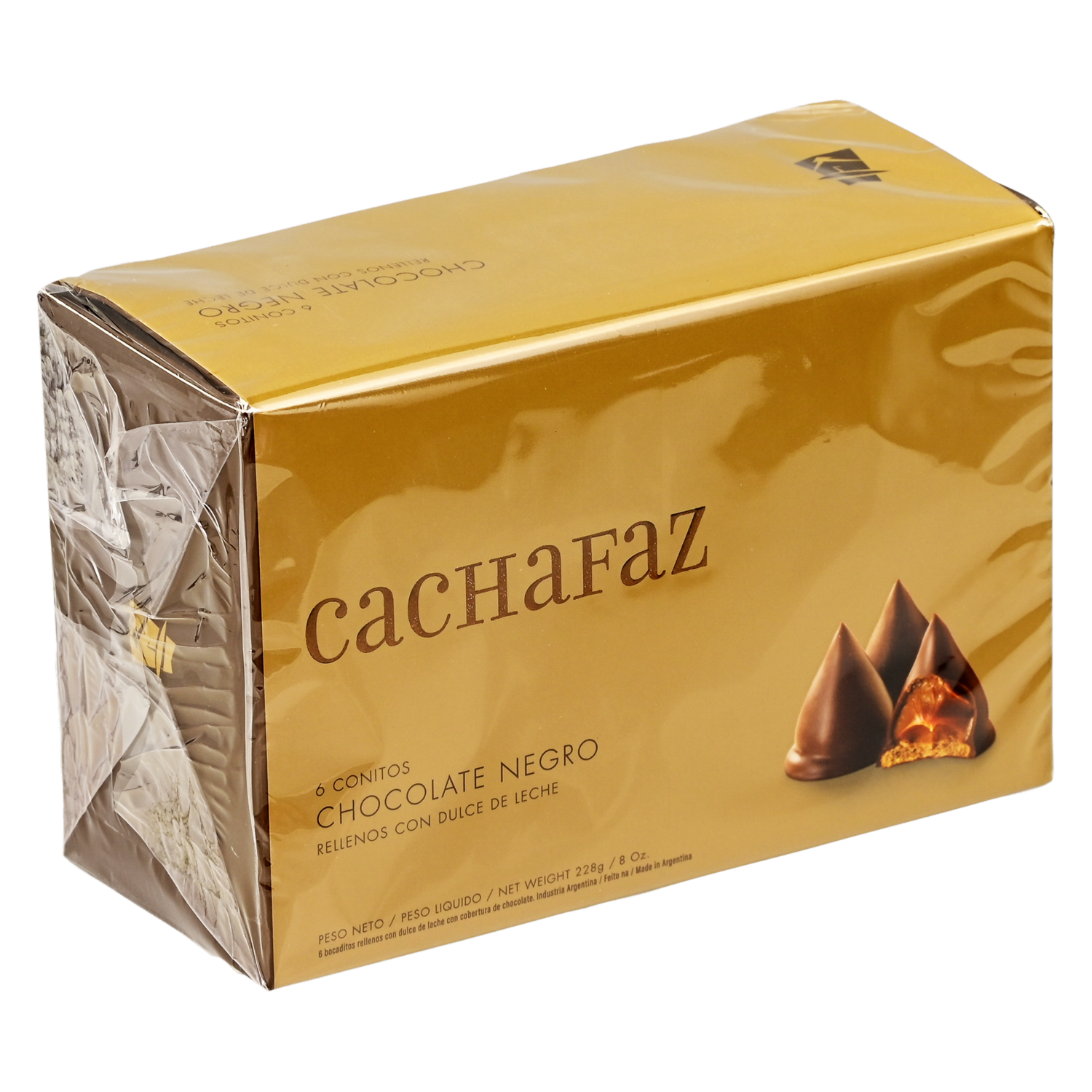 Conitos Con Dulce De Leche CACHAFAZ 6X38G