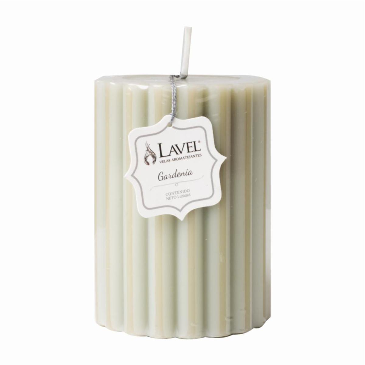 Vela Acanalada Red Taupe LAVEL 10 X 7 Cm
