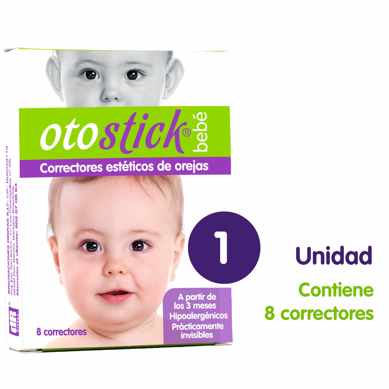 Correctores Estéticos De Orejas Para Bebés OTOSTICK 8 Uds