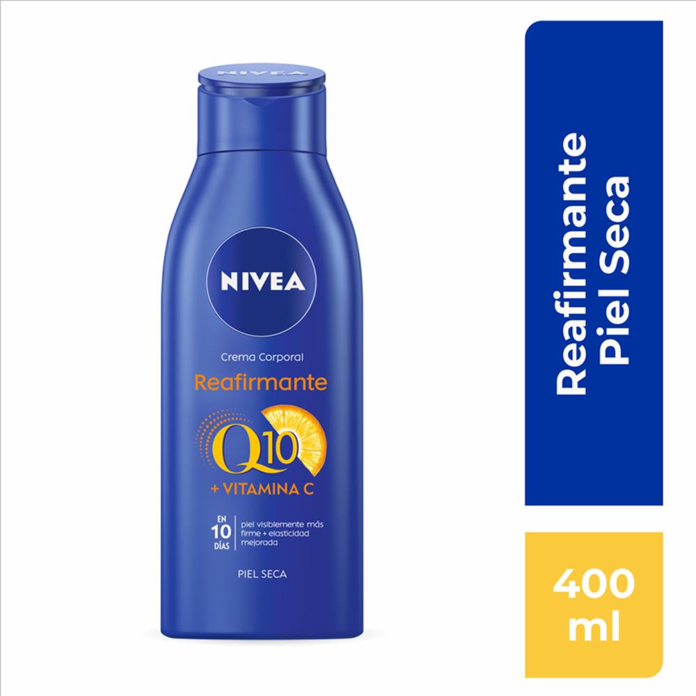 Crema Corporal Reafirmante Q10 + Vitamina C Piel Seca NIVEA 400 Ml